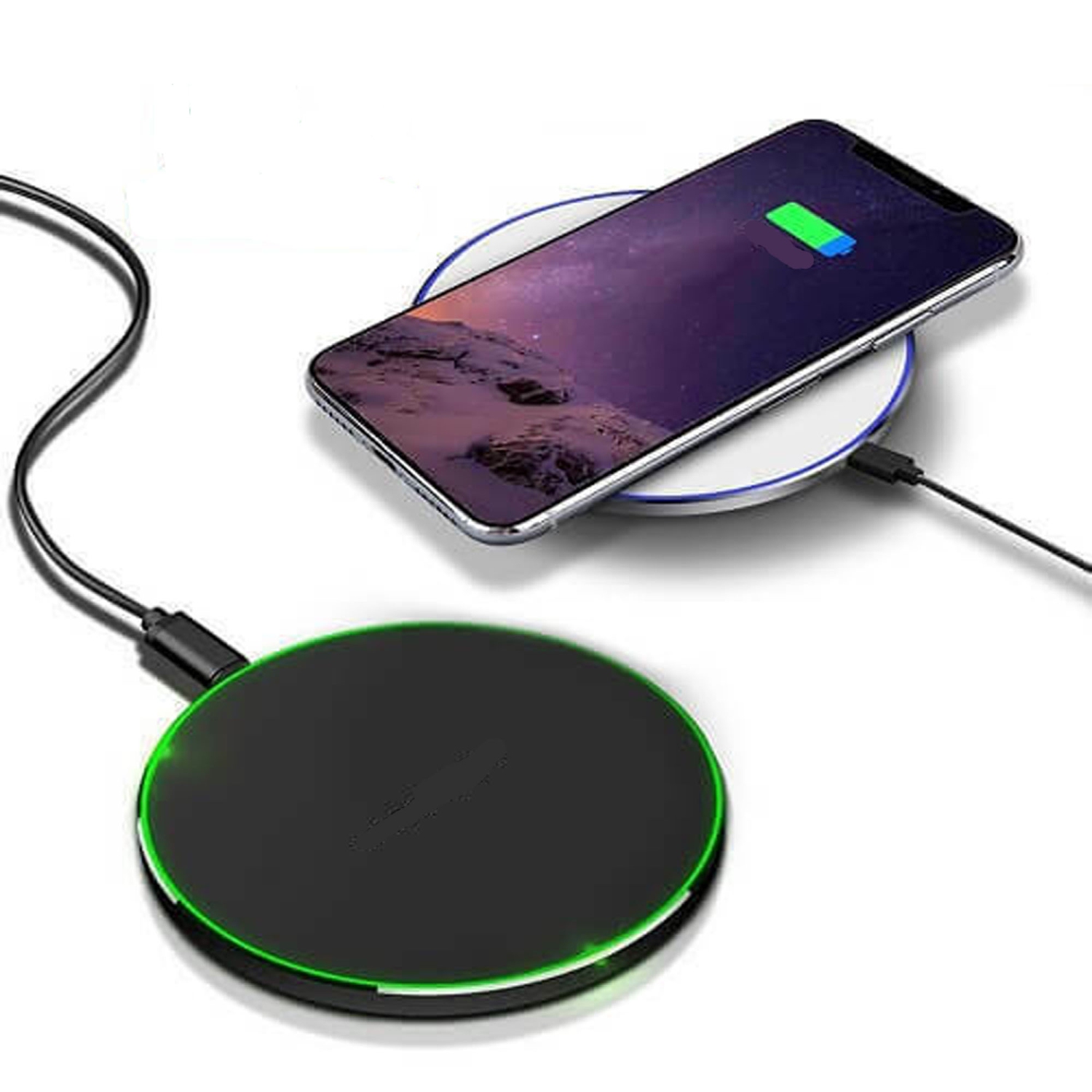 SuperShield 15W Qi Wireless Charging Pad - Black