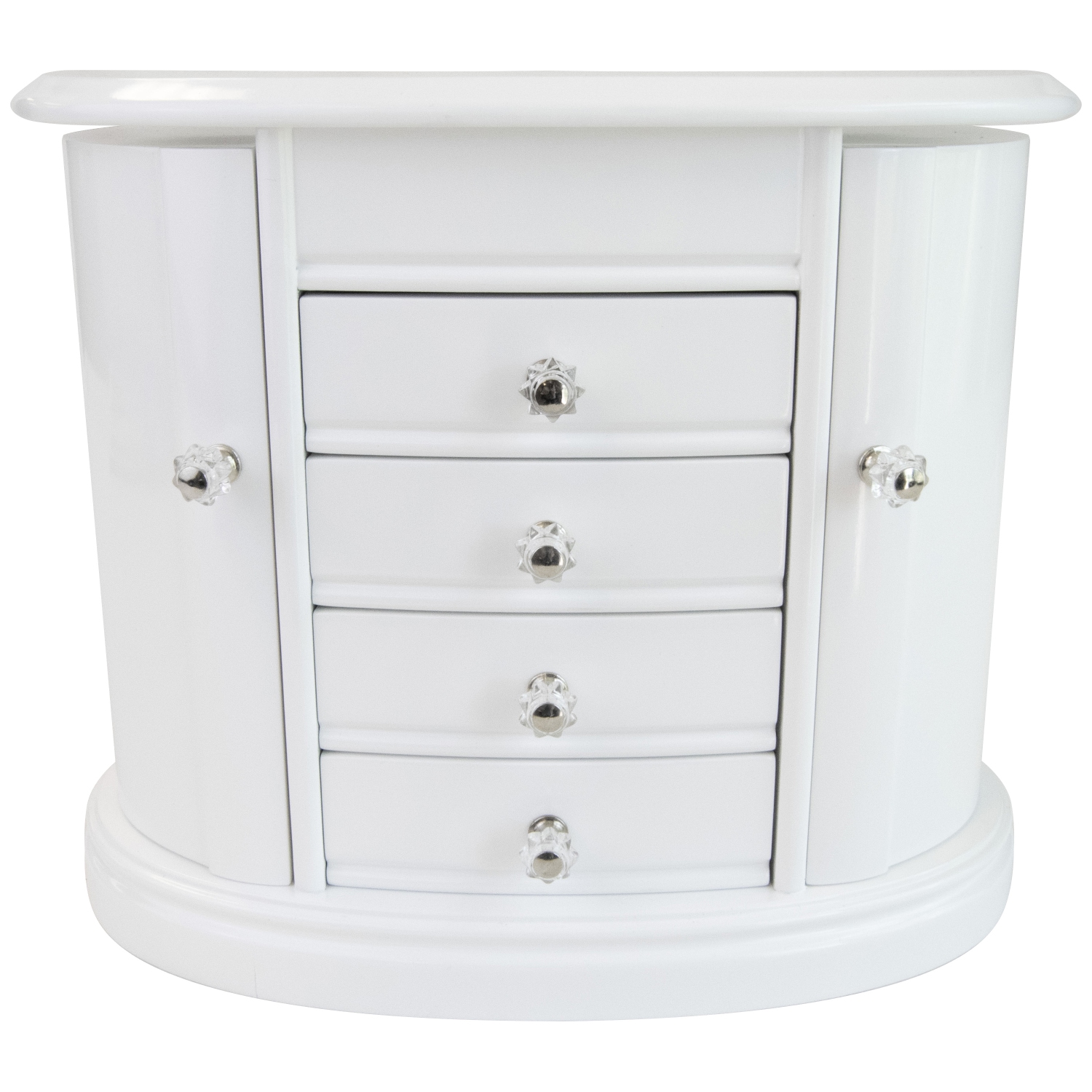 Mele and Co Heloise Jewellery Box in White