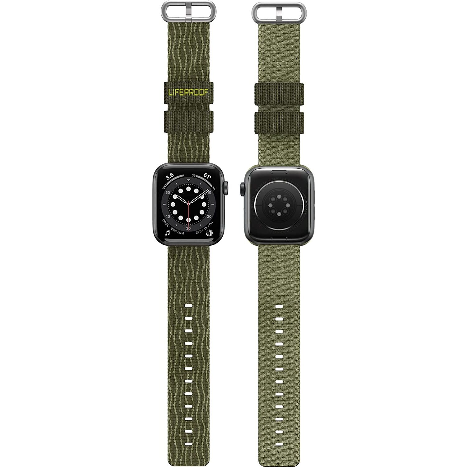LifeProof Eco Friendly Band for Apple Watch 42mm/44mm/45mm, Sea Moss Green