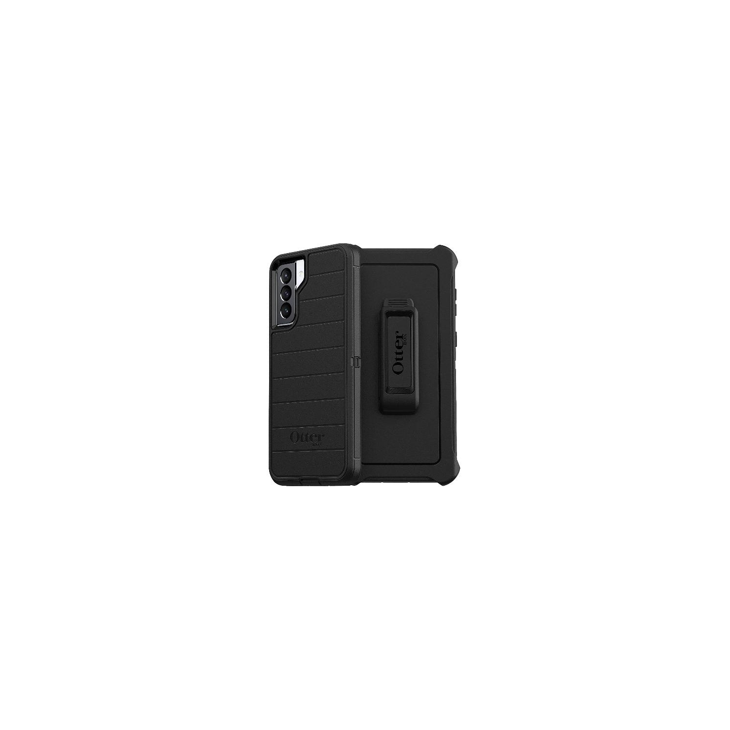 OtterBox Defender Series Rugged Case & Holster for Samsung Galaxy S21 5G - Black (Open Box)