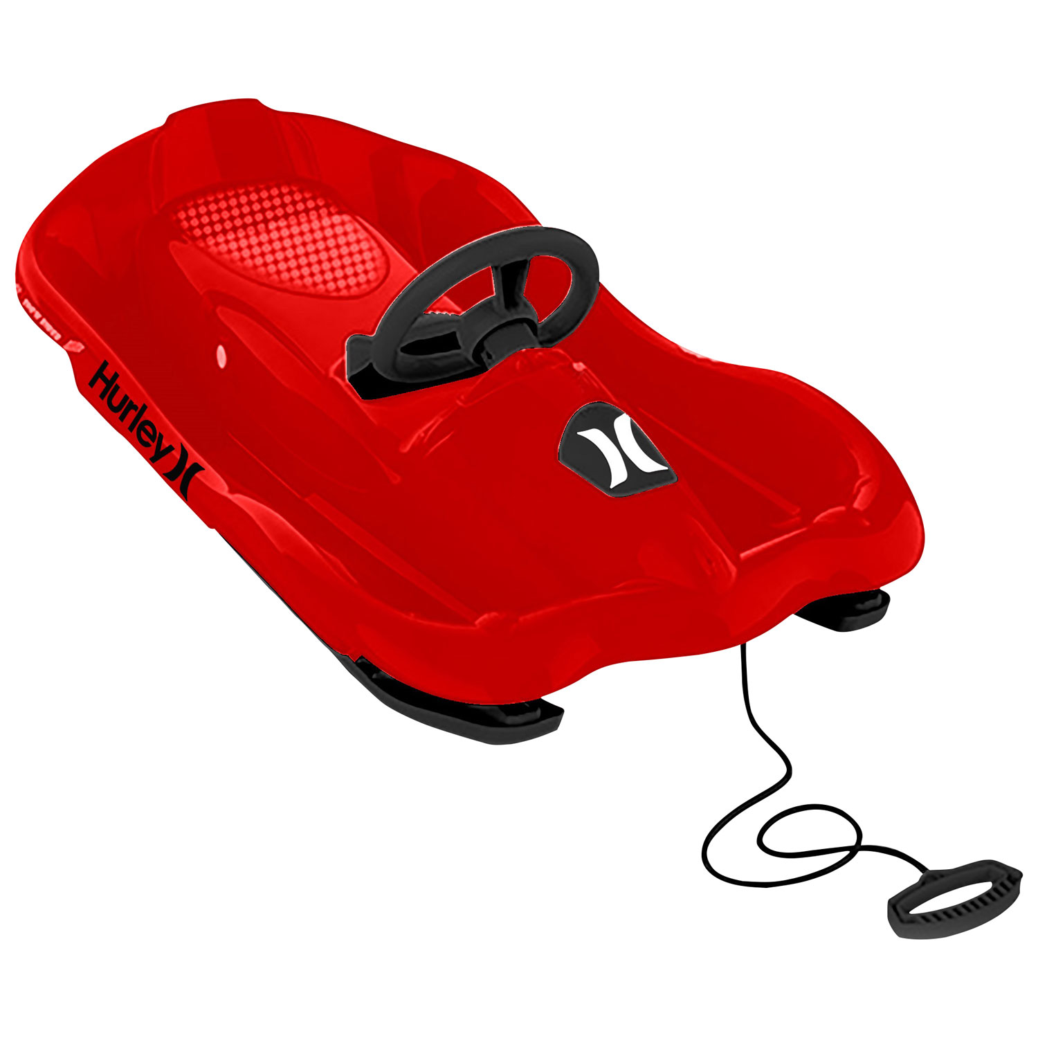 Hurley Kids Steerable Snow Sled - Red