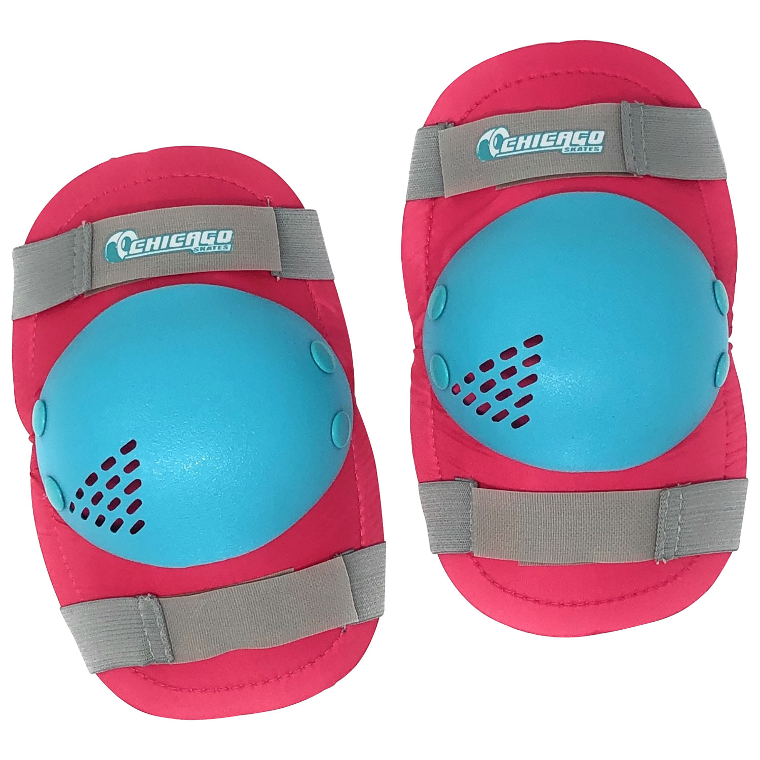 Ensemble avec patins à quatre roulettes réglables de Chicago - Rose - Taille 1-4