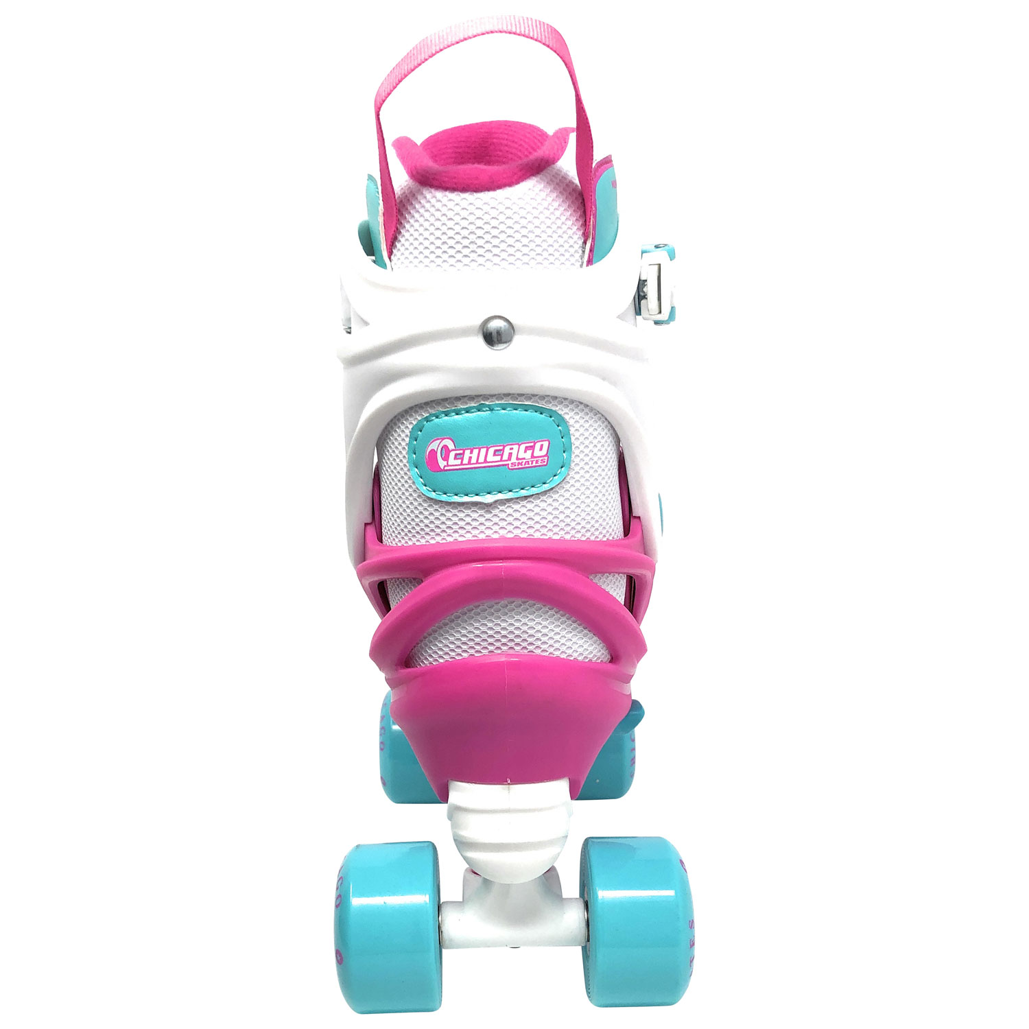 Chicago Adjustable Quad Roller Skates - Pink - Size J10-J13