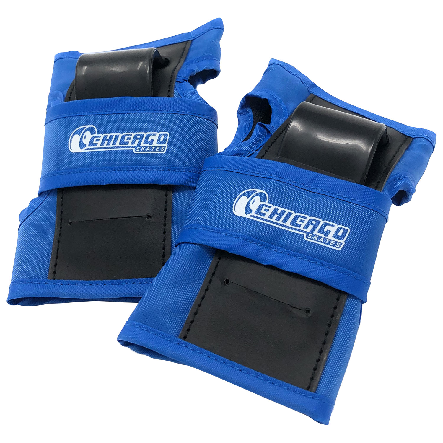 Ensemble avec patins à roues alignées d'entraînement 2-en-1 de Chicago - Bleu - Taille 1-4