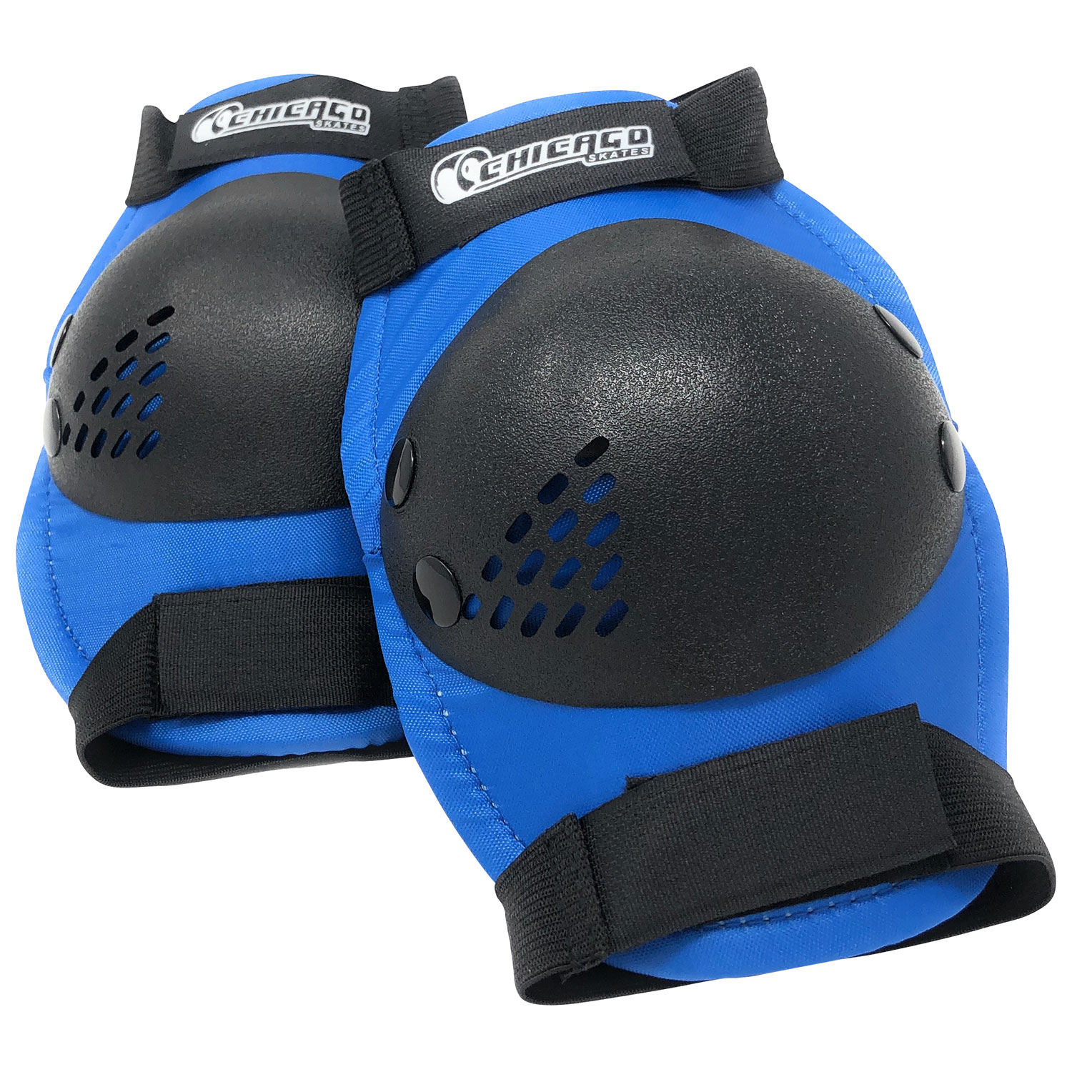 Chicago 2-In-1 Training Inline Skates Combo Set - Blue - Size J10-J13