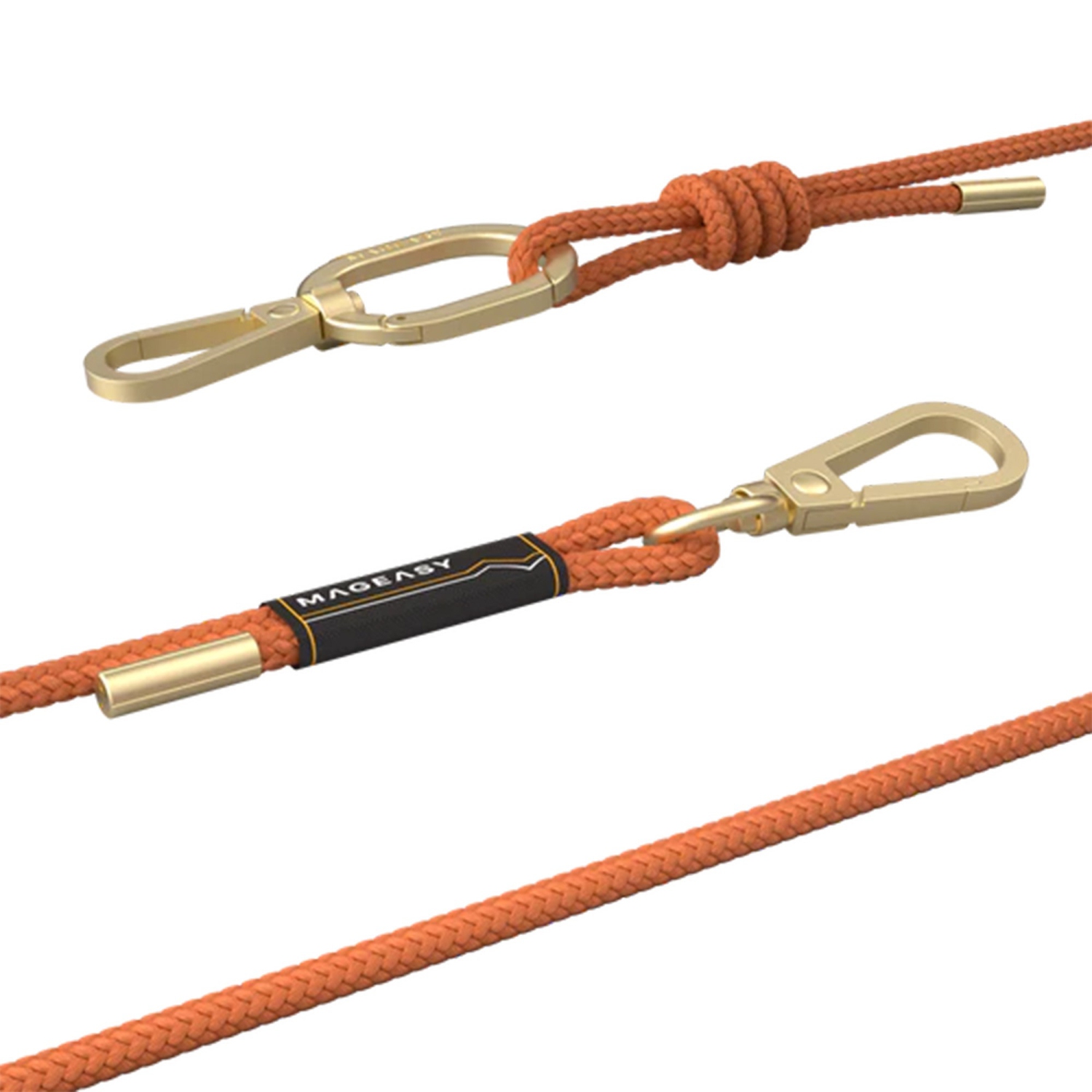 MAGEASY Adjustable Strap nan Plastic Fitted Hard Shell Case – Orange