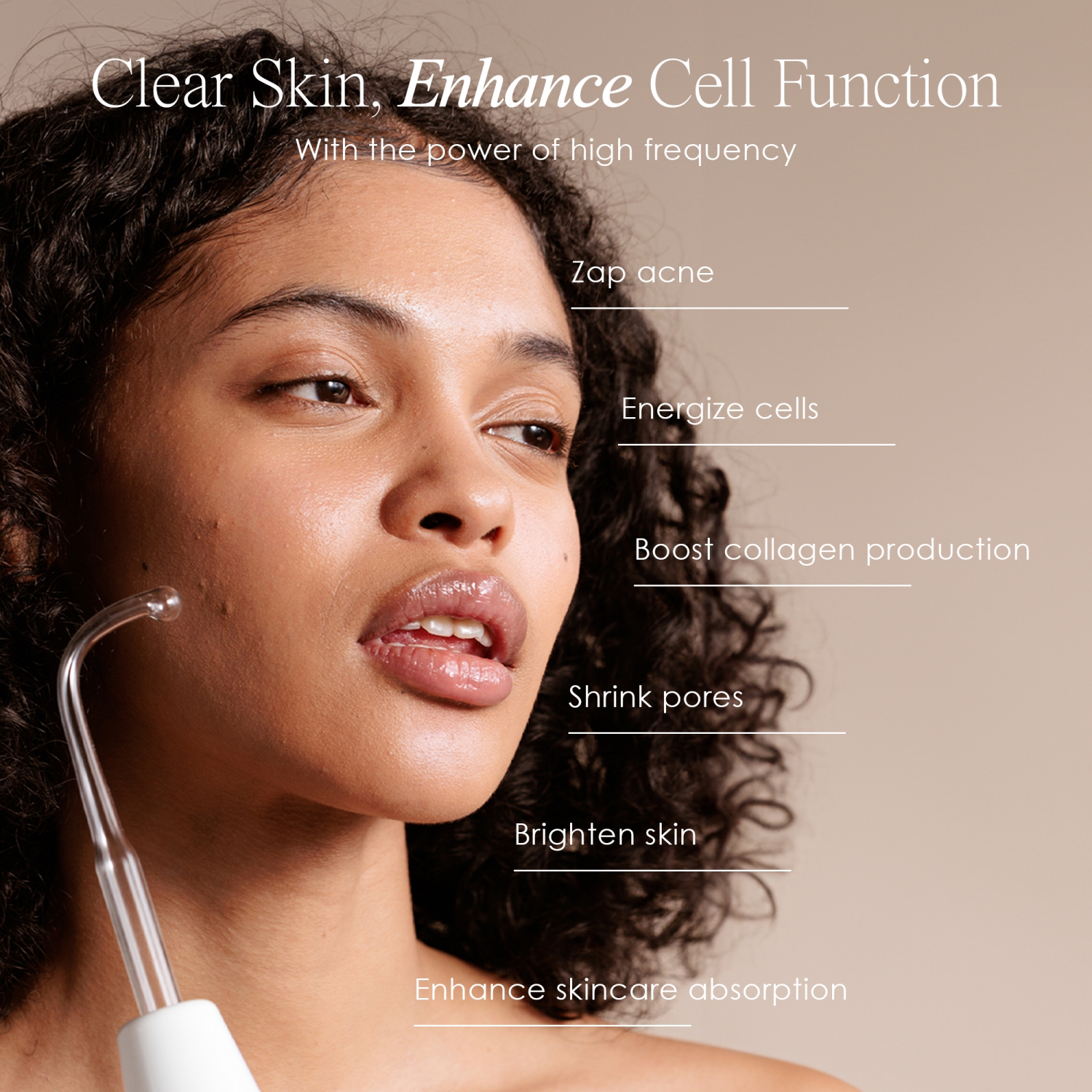 Project E Beauty Faisca Argon | High Frequency Wand | Anti-Acne | Tighten & Lift | Wound Healing | Prevent Hair Loss