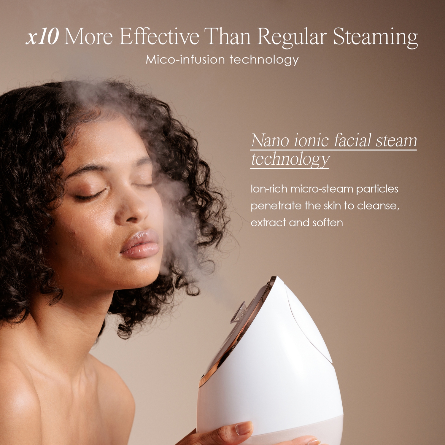 Project E Beauty Sensa Nano Ionic Facial Steamer | Pore Cleansing | Detoxify & Clarify | Moisturize & Hydrate | Aromatherapy