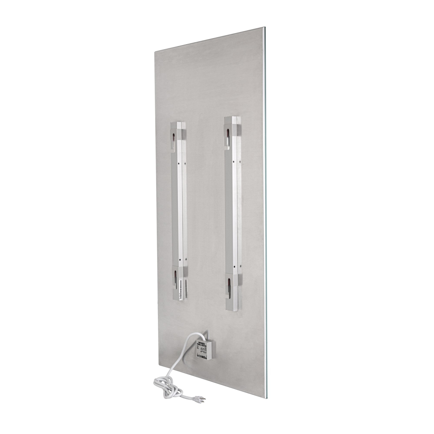 WarmlyYours Ember Glass Radiant Panel, Hardwired or Plug-in,White, 800W, 47" x 24"