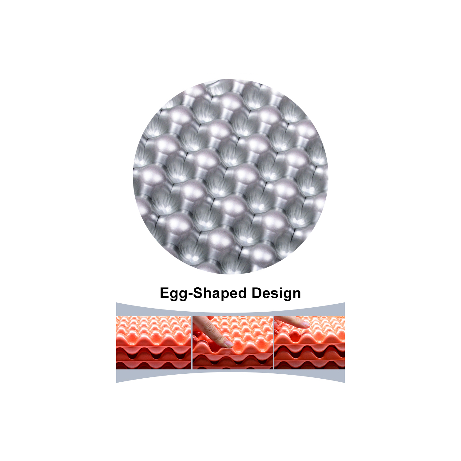 Tapis pliant classique en aluminium de Mountain Spring | coussin de couchage en mousse à alvéoles fermées | R1,8 | Tapis de couchage léger pour le