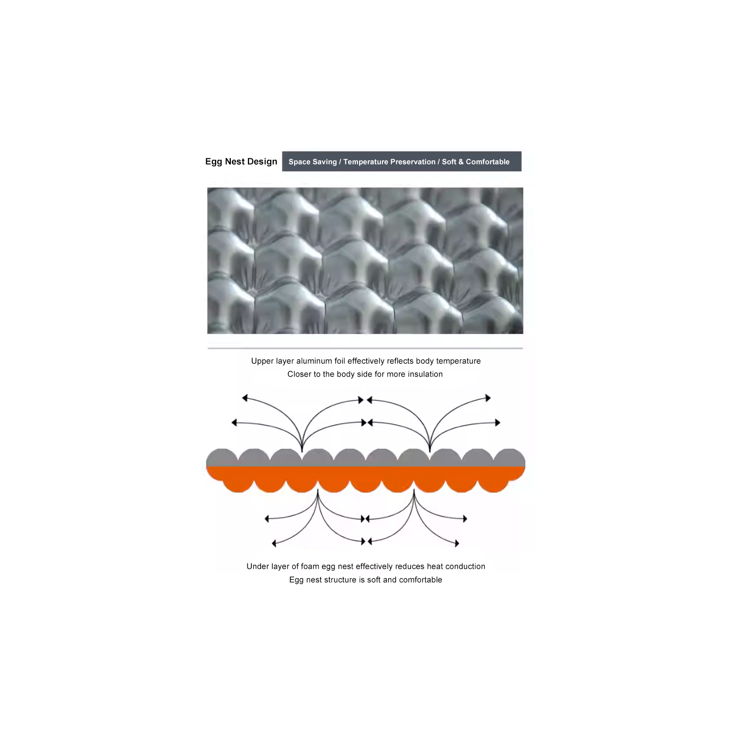 Coussin de siège en aluminium à ressorts de montagne | coussin de coussin de siège en mousse imperméable
