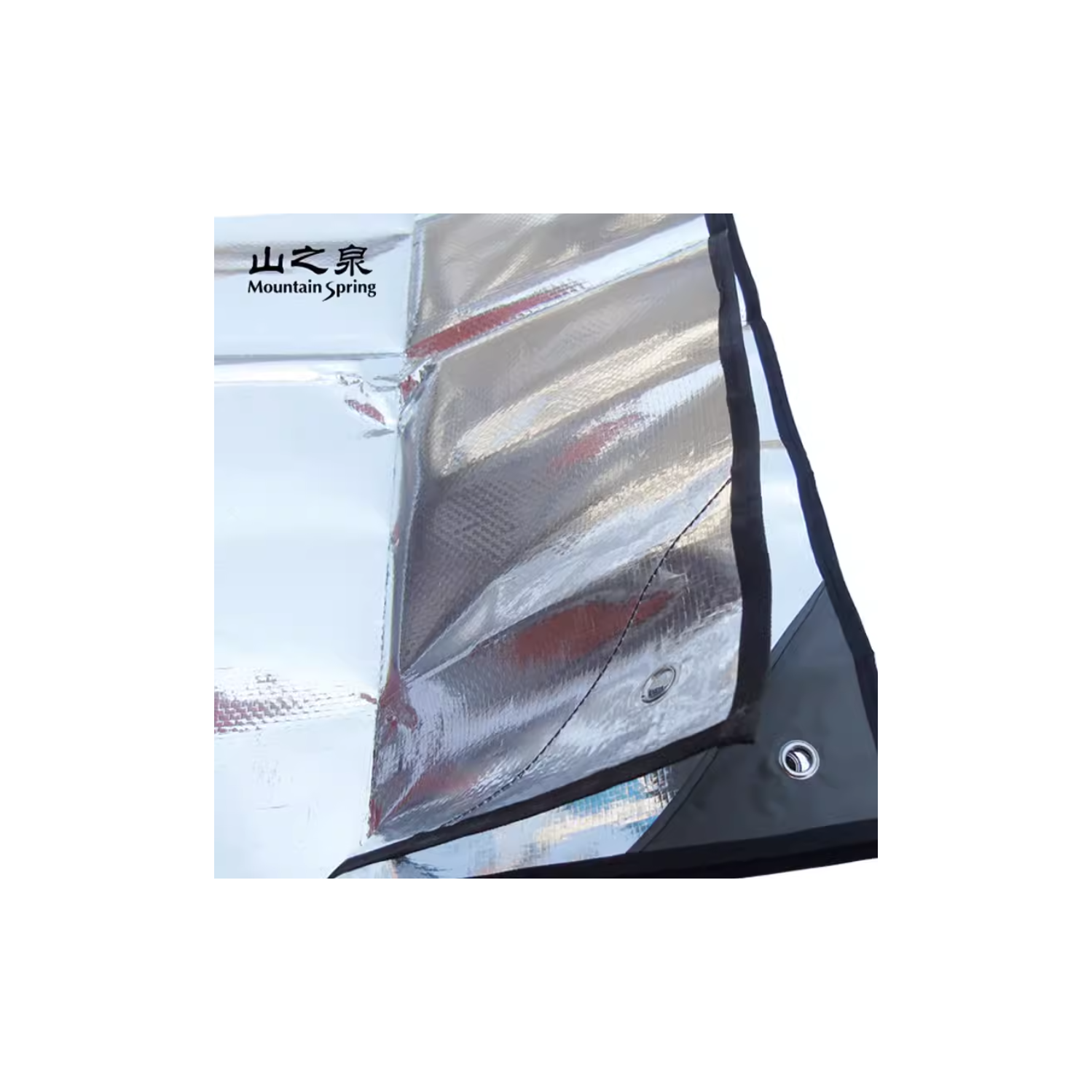 Mountain Spring Heavy Duty Aluminum Foil Emergency Survival Blanket Moisture-Proof Mat - 2 Person | All-Weather Emergency Blanket