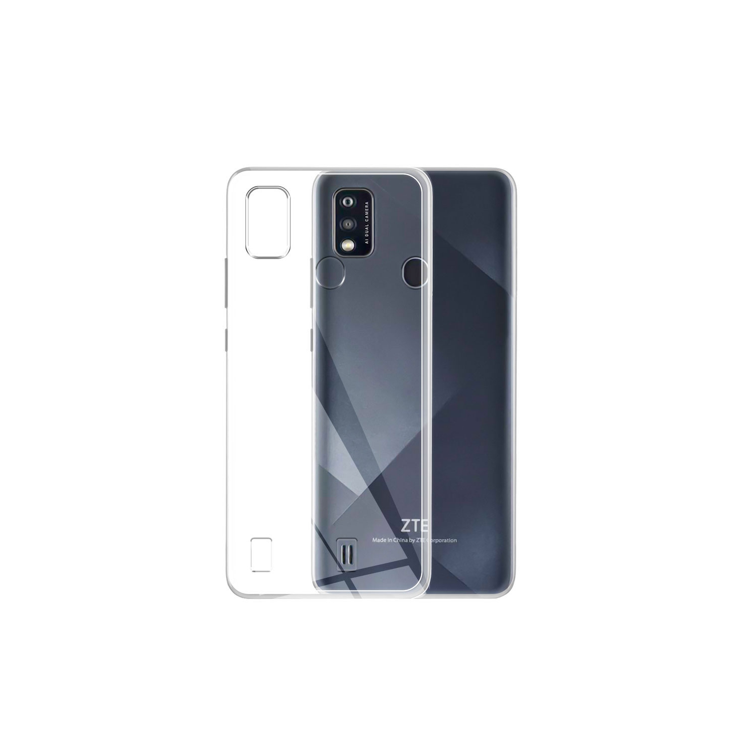 XCRS Slim Shockproof Crystal Acrylic Cover with Complete overall Protection, bumper and reinforced edges case for ZTE Blade A7P 6.5 inch