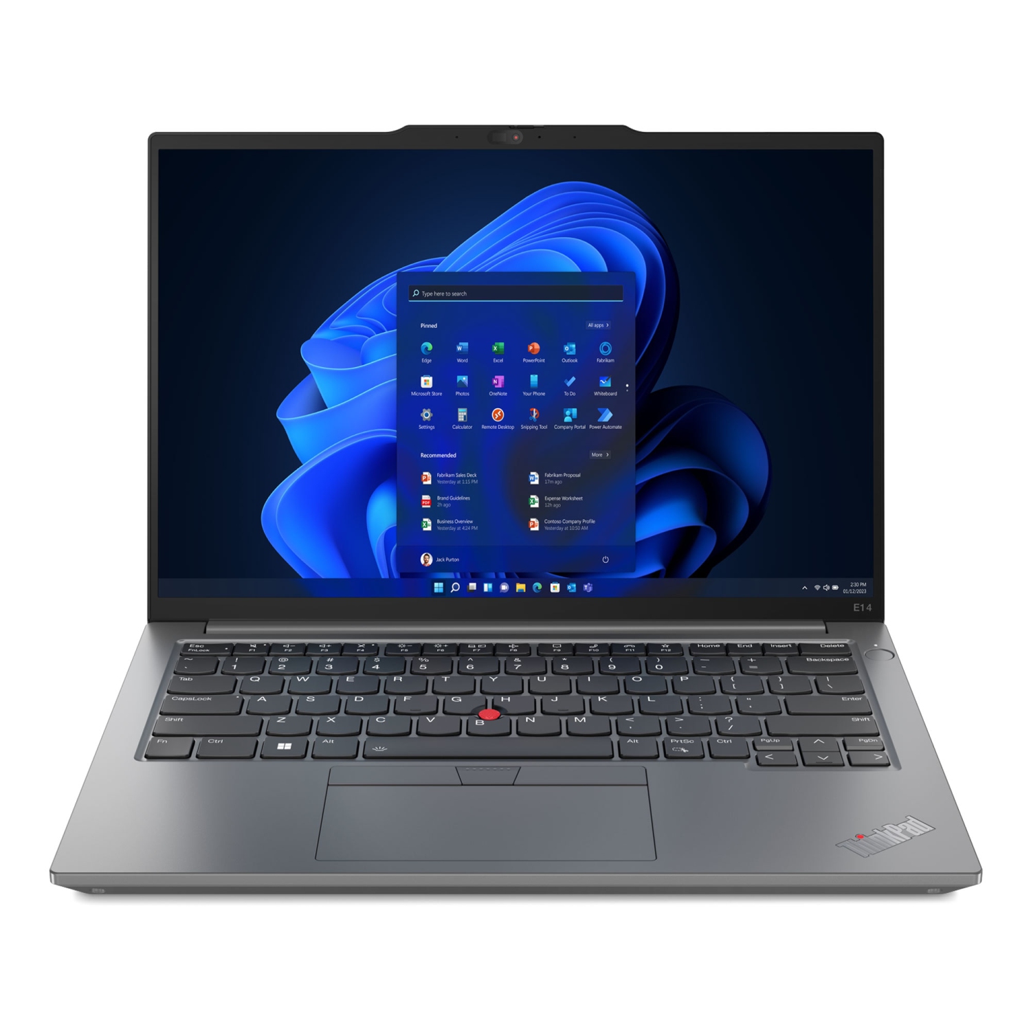 Lenovo ThinkPad E14 Gen 5 Intel Laptop, 14" IPS 60Hz, i5-1335U, UHD Graphics, 8GB, 512GB