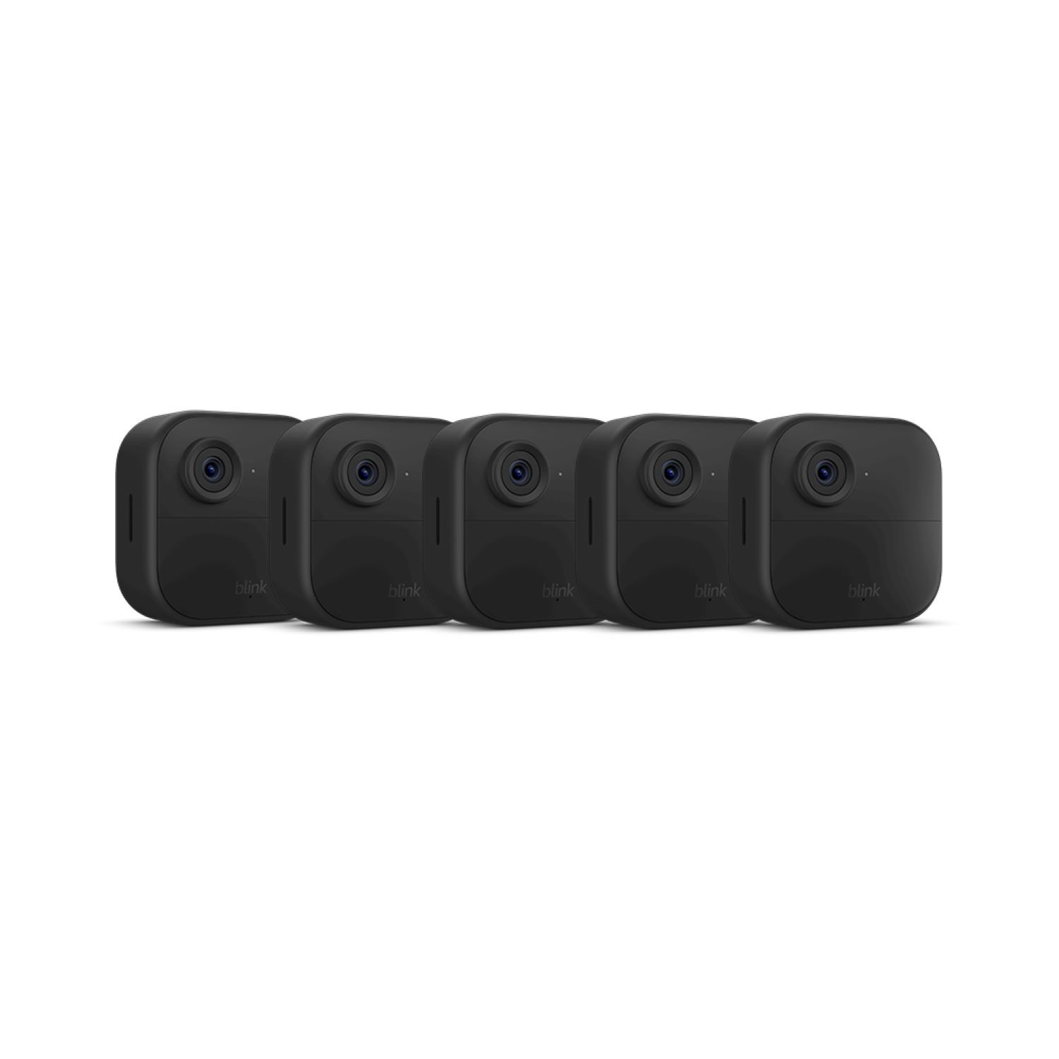 Blink Outdoor 4 Wire-Free 1080p Full HD IP Security Camera System - 5 Pack - Black