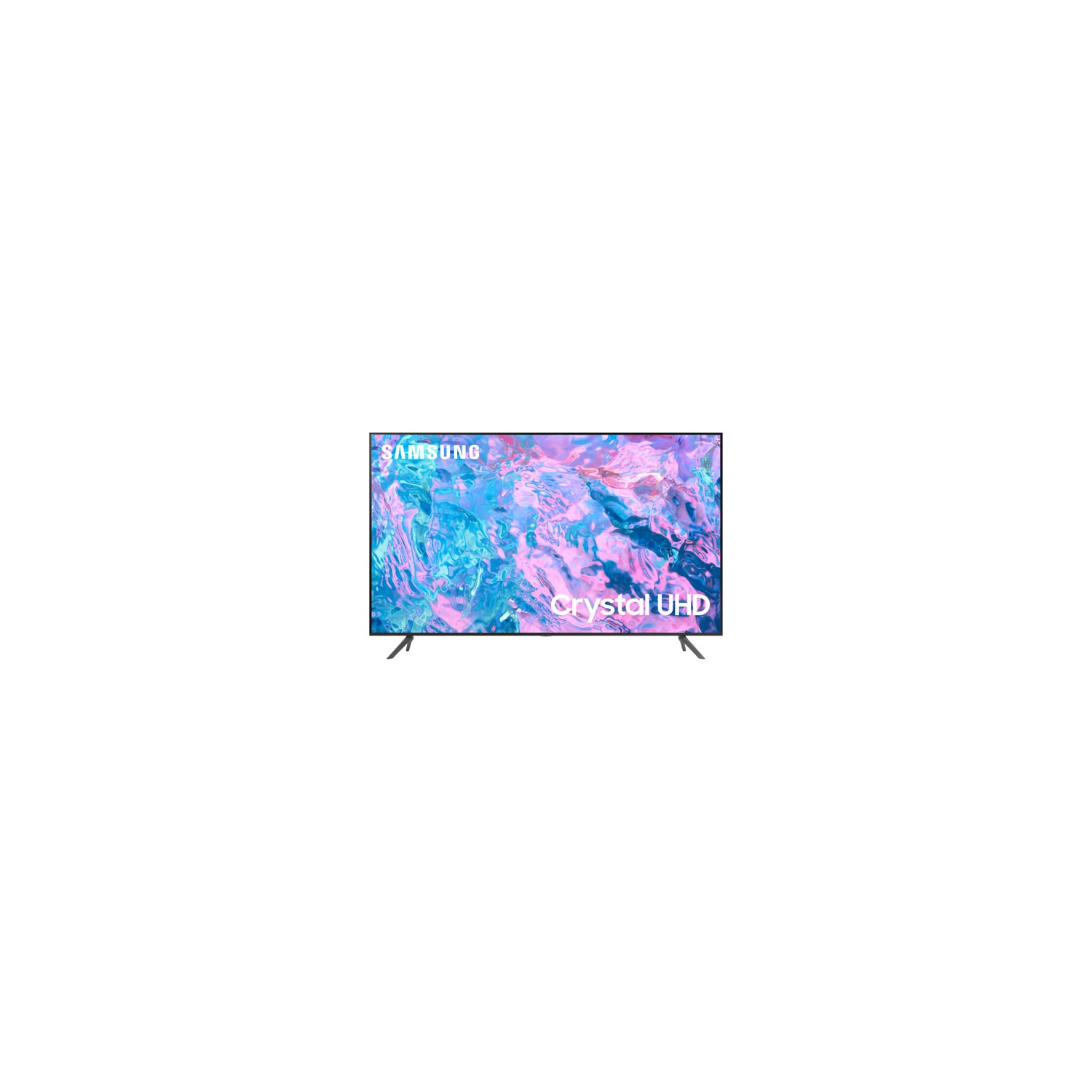 Open Box - Samsung 55" 4K UHD HDR LED Tizen Smart TV (UN55CU7000FXZC) - 2023 - Titan Grey