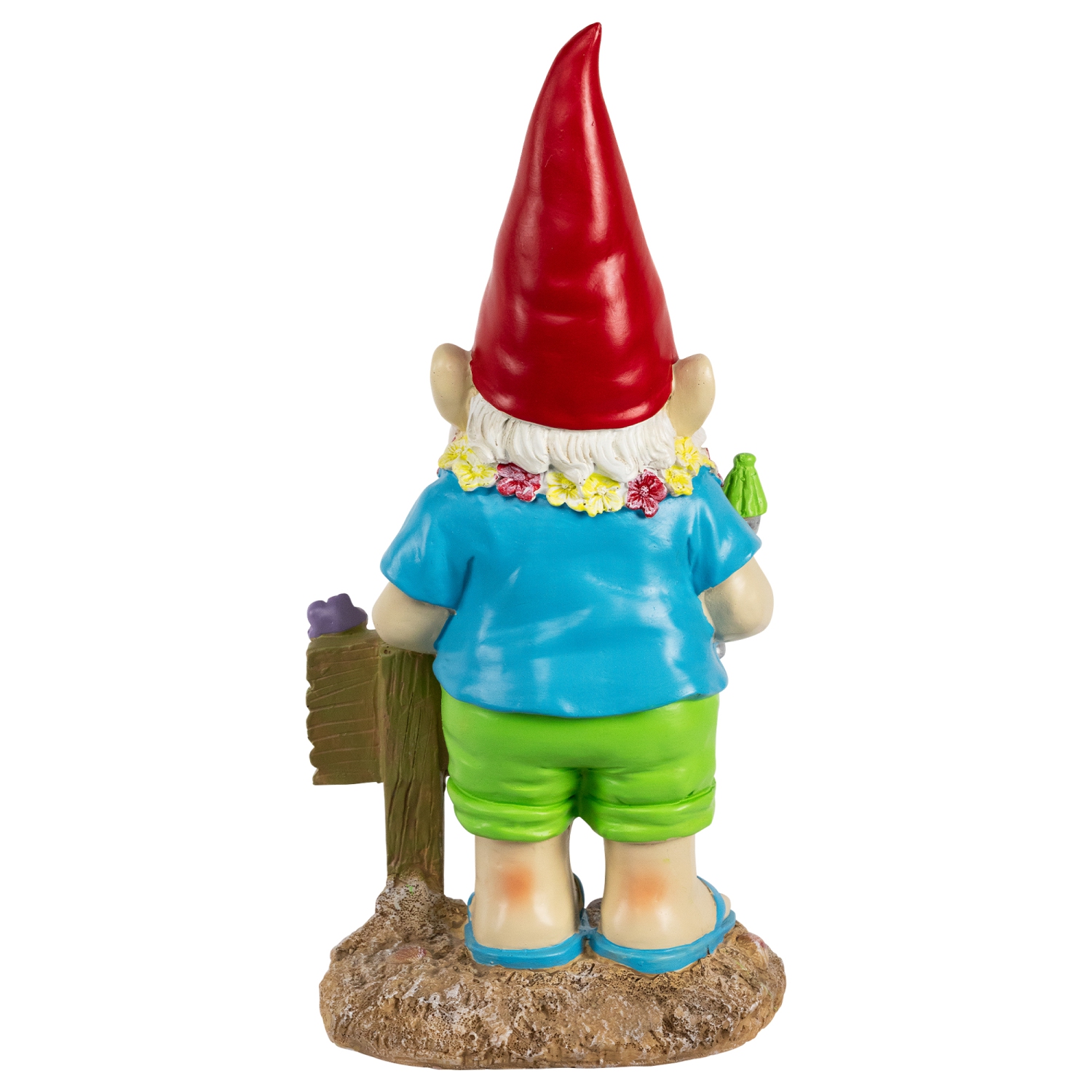 16" Summer Time "Welcome" Gnome Outdoor Garden Statue