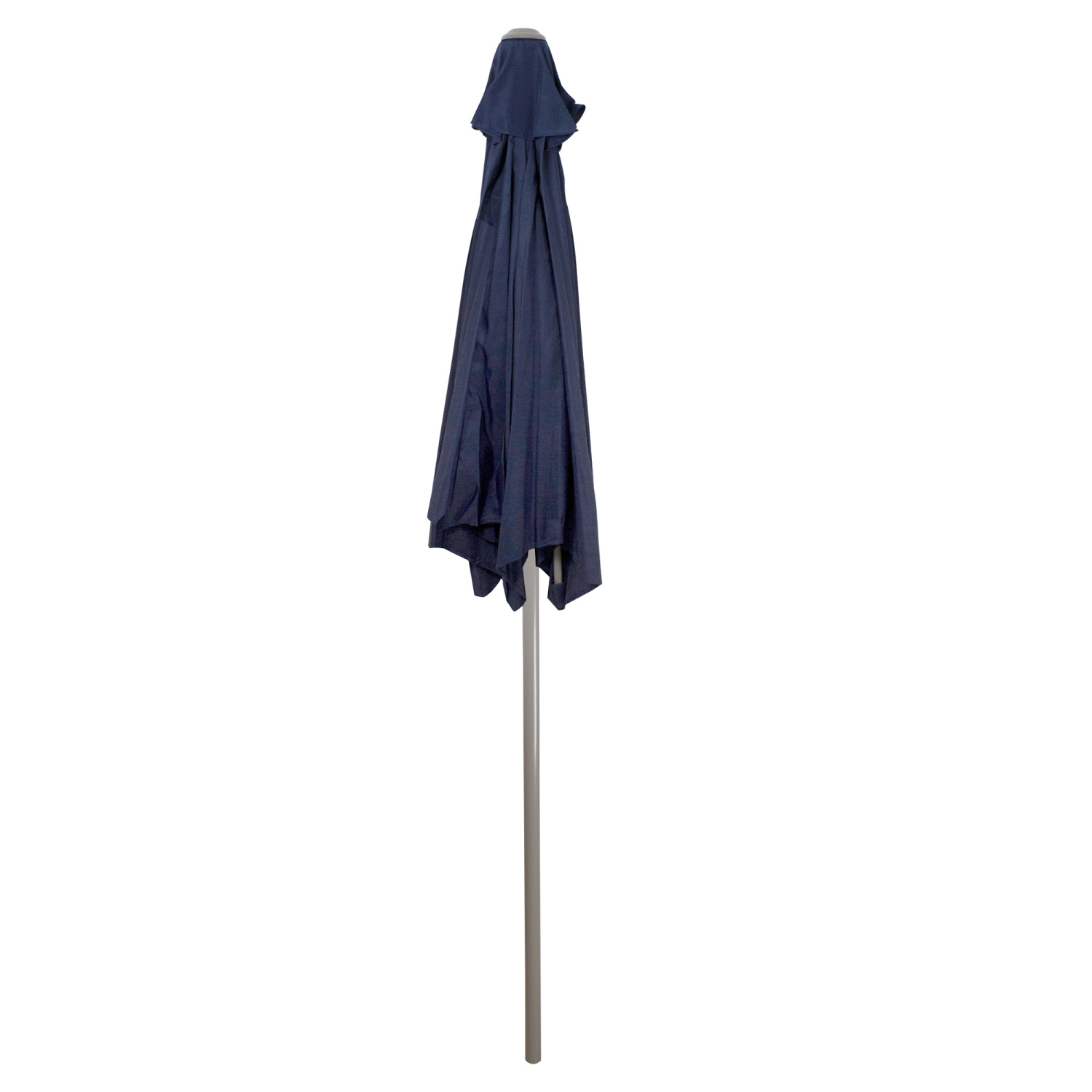 Parasol de patio de 7,5ft pi avec manivelle, bleu minuit