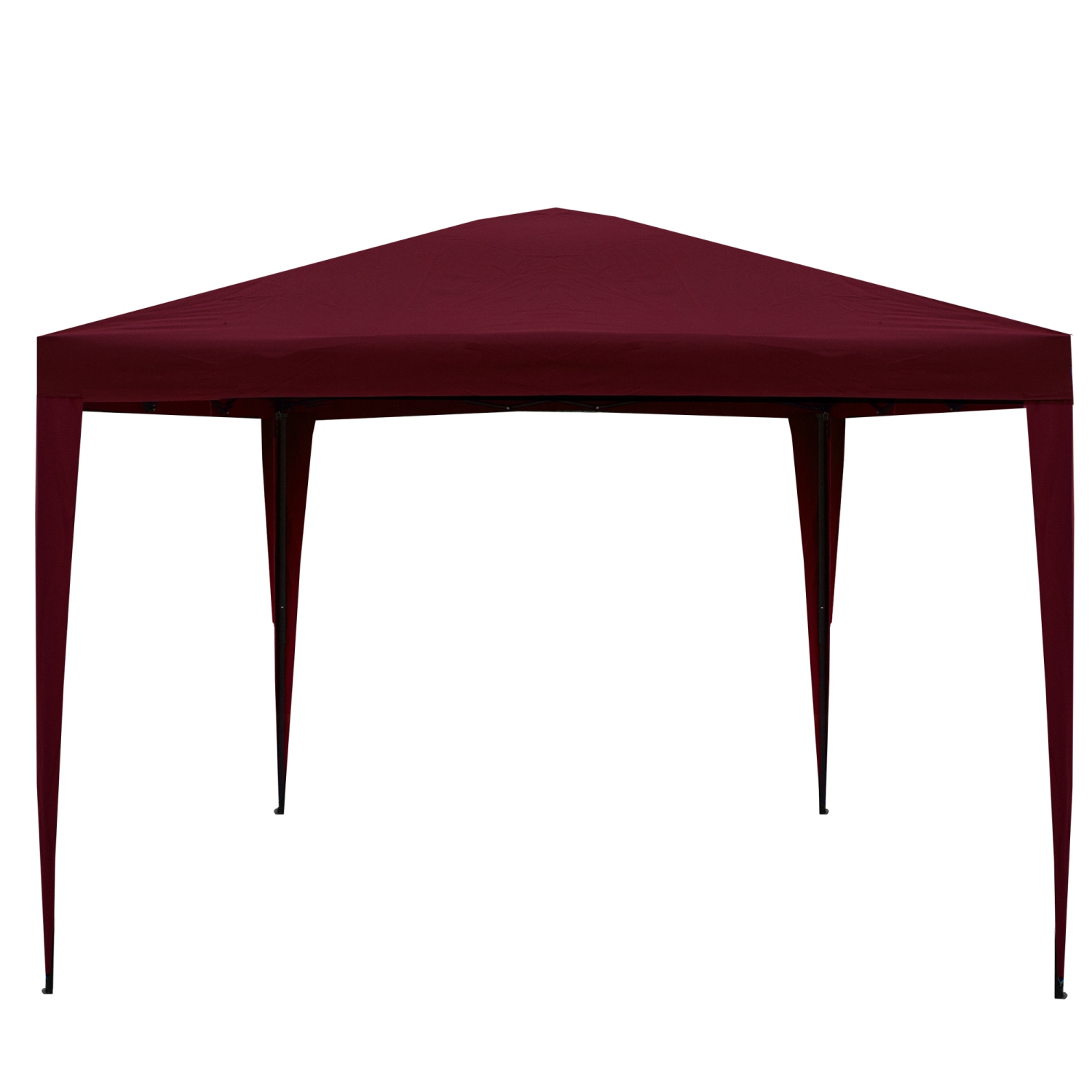 10' x 10' Burgundy Pop-Up Outdoor Canopy Gazebo