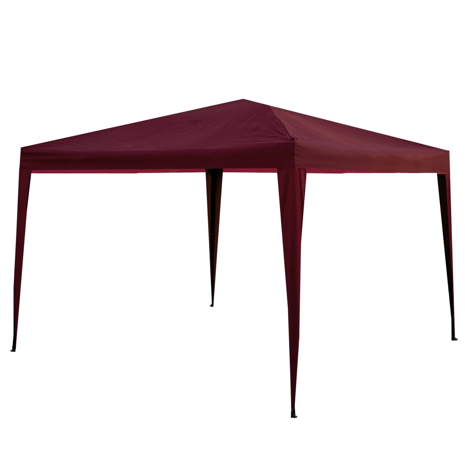 10' x 10' Burgundy Pop-Up Outdoor Canopy Gazebo