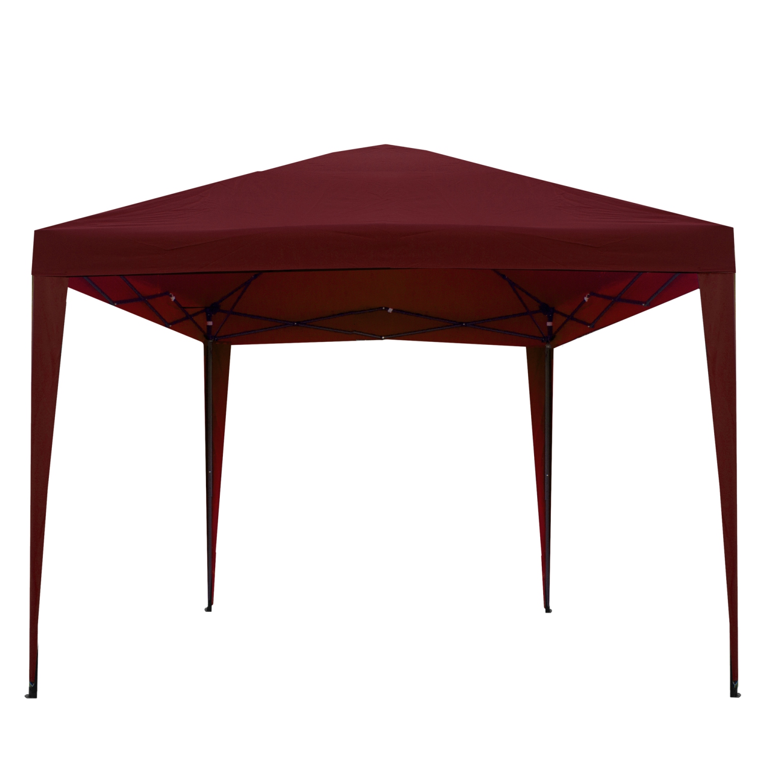 10' x 10' Burgundy Pop-Up Outdoor Canopy Gazebo
