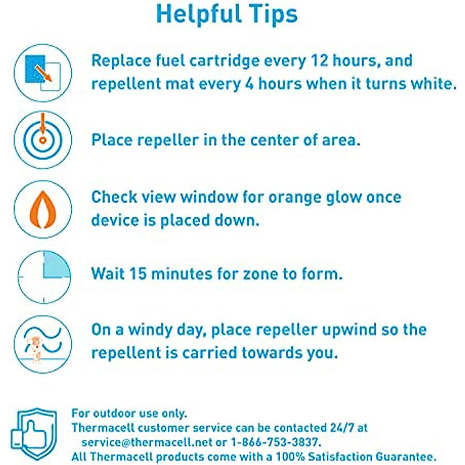 Thermacell Patio Shield Mosquito Repeller And Refill Bundle - DEET-Free & Scent-Free - Red