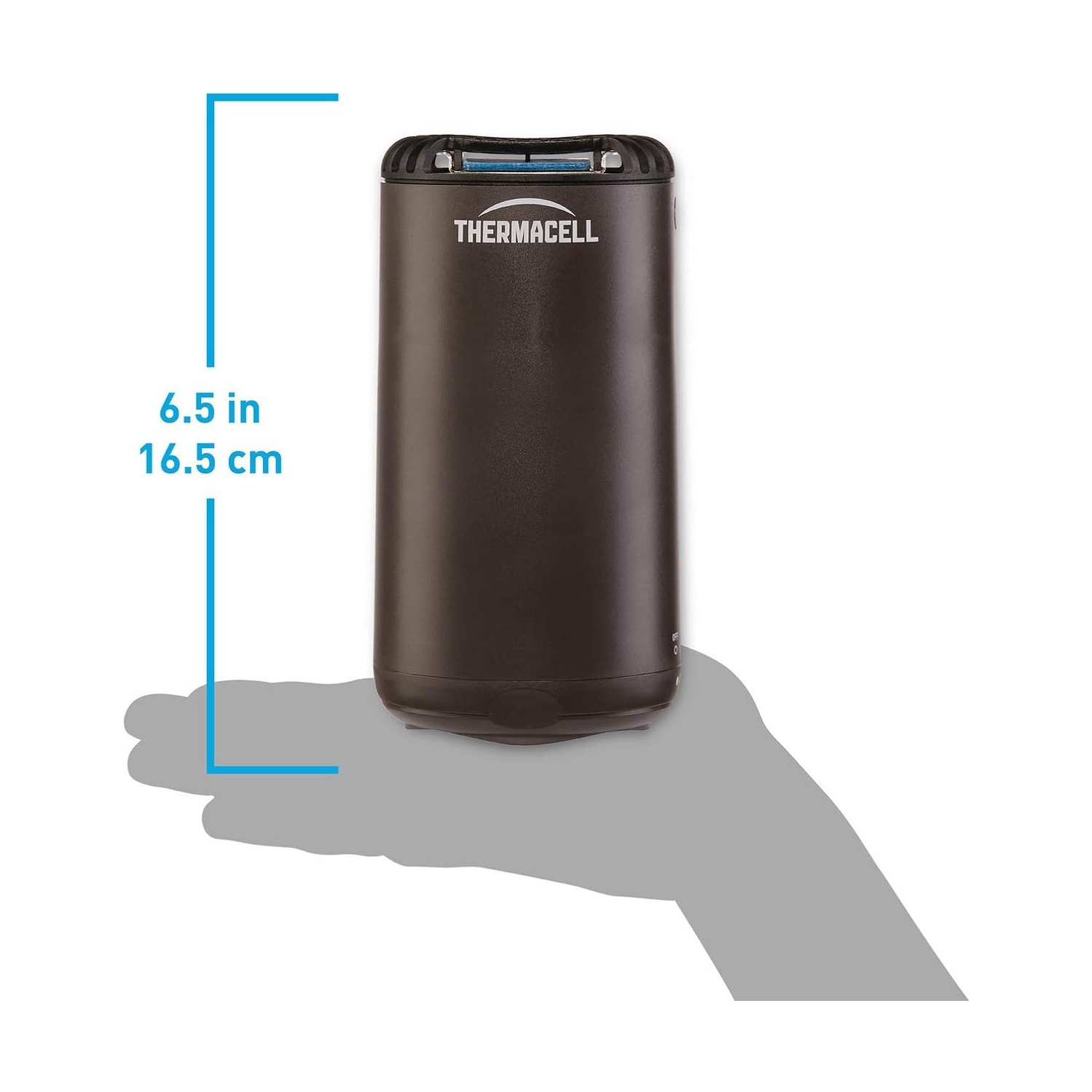 Thermacell Patio Shield Mosquito Repeller And Refill Bundle - DEET-Free & Scent-Free - Black