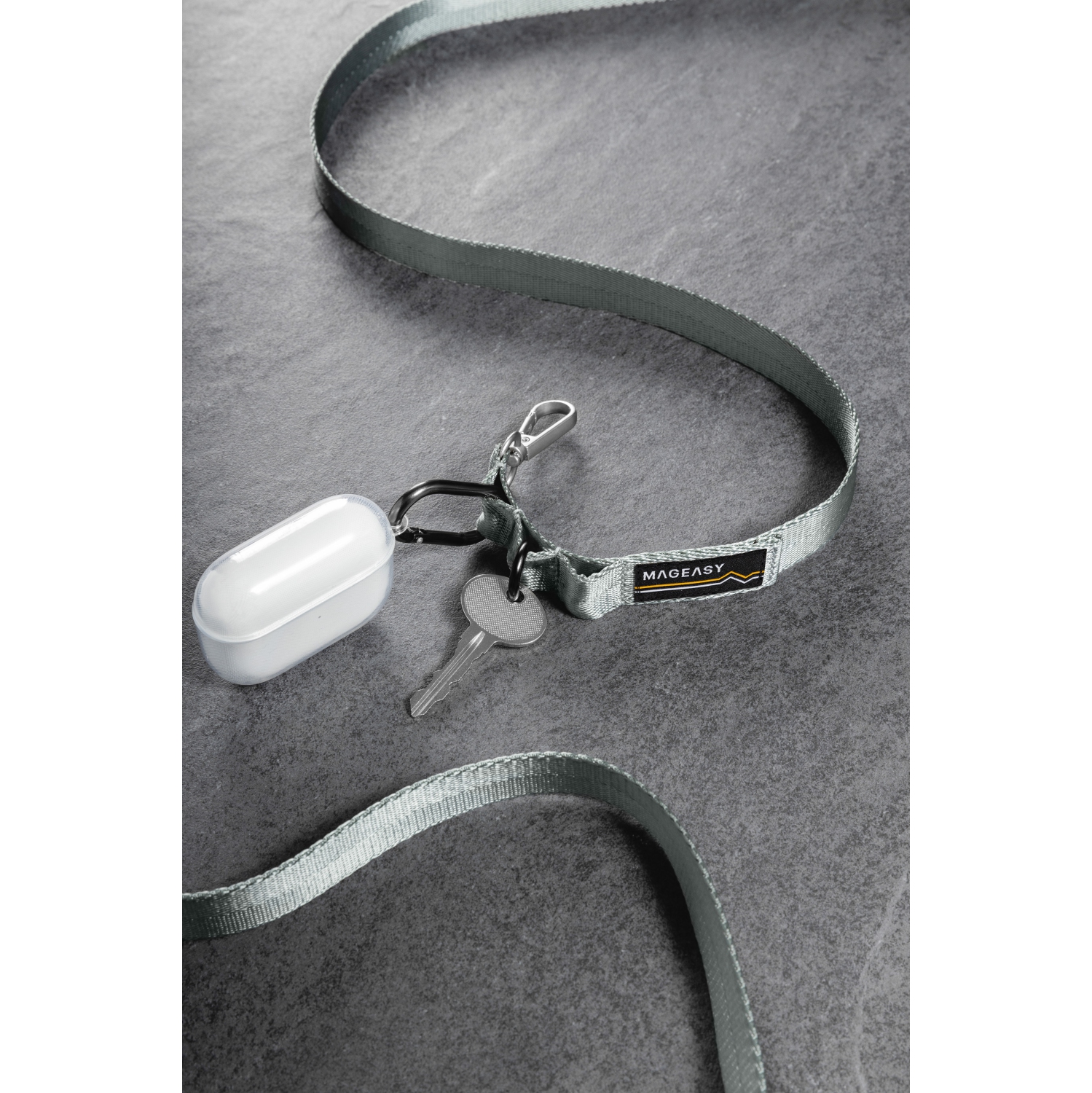 MAGEASY Adjustable Strap nan Plastic Fitted Hard Shell Case – Green