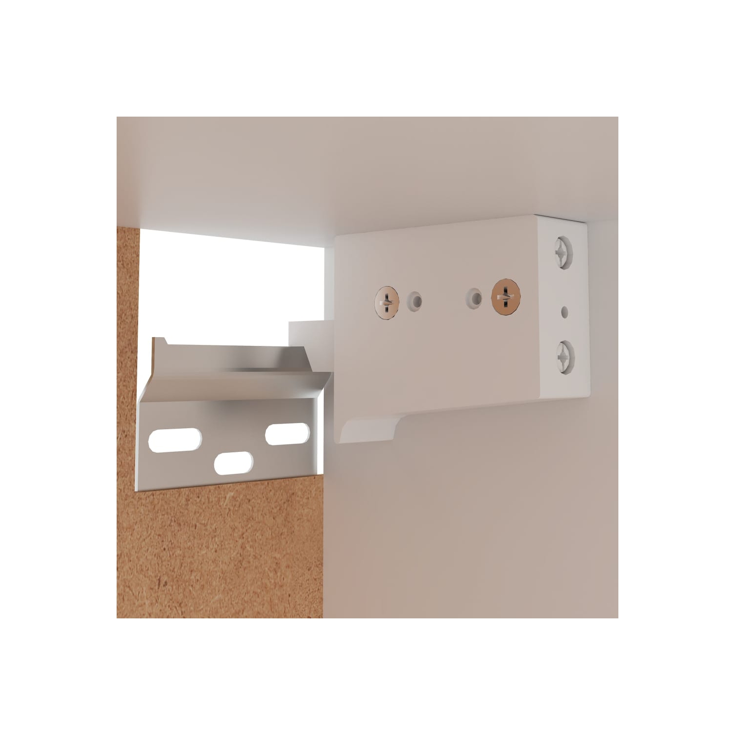 vidaXL Hanging Cabinet Lyon White 29.5x31x60 cm Engineered Wood