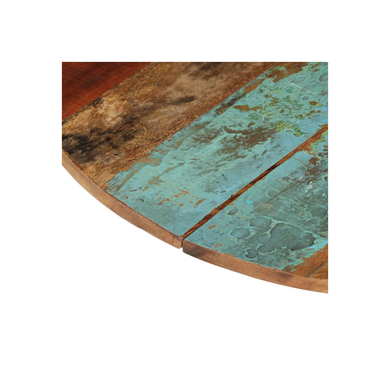 vidaXL Round Table Top 60 cm 15-16 mm Solid Reclaimed Wood