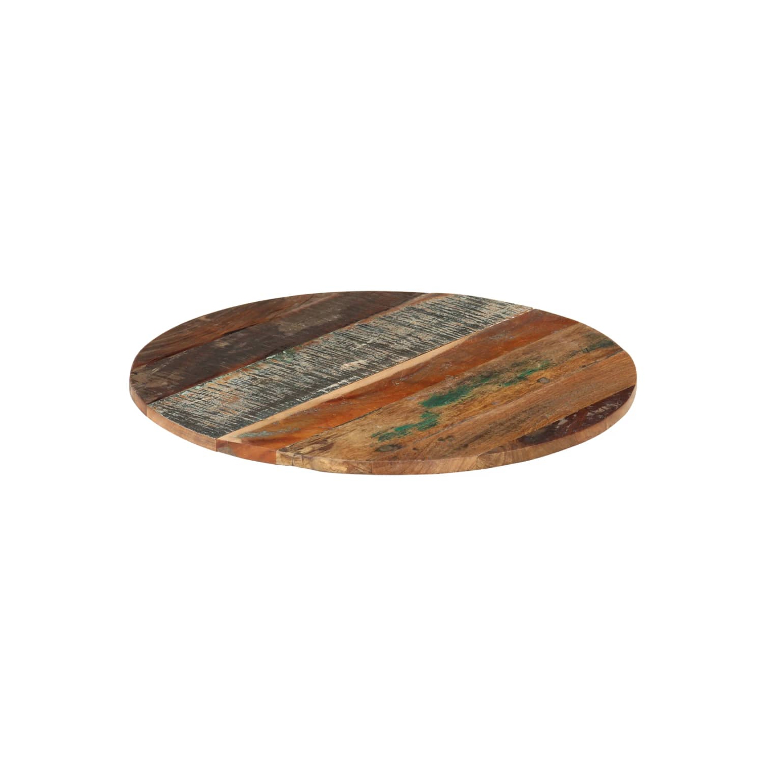 vidaXL Round Table Top 60 cm 15-16 mm Solid Reclaimed Wood
