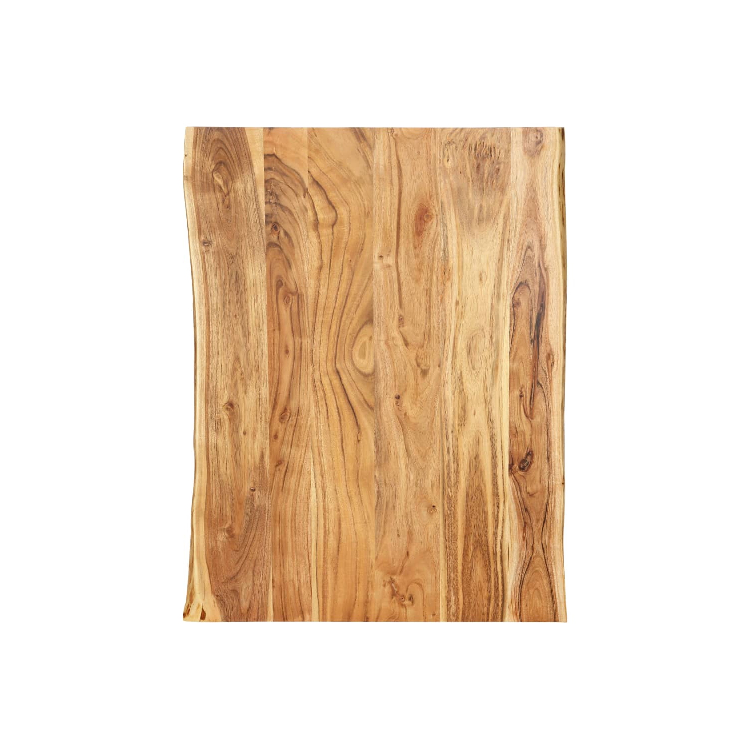 vidaXL Table Top Solid Acacia Wood 31.5"x(19.7"-23.6")x1"