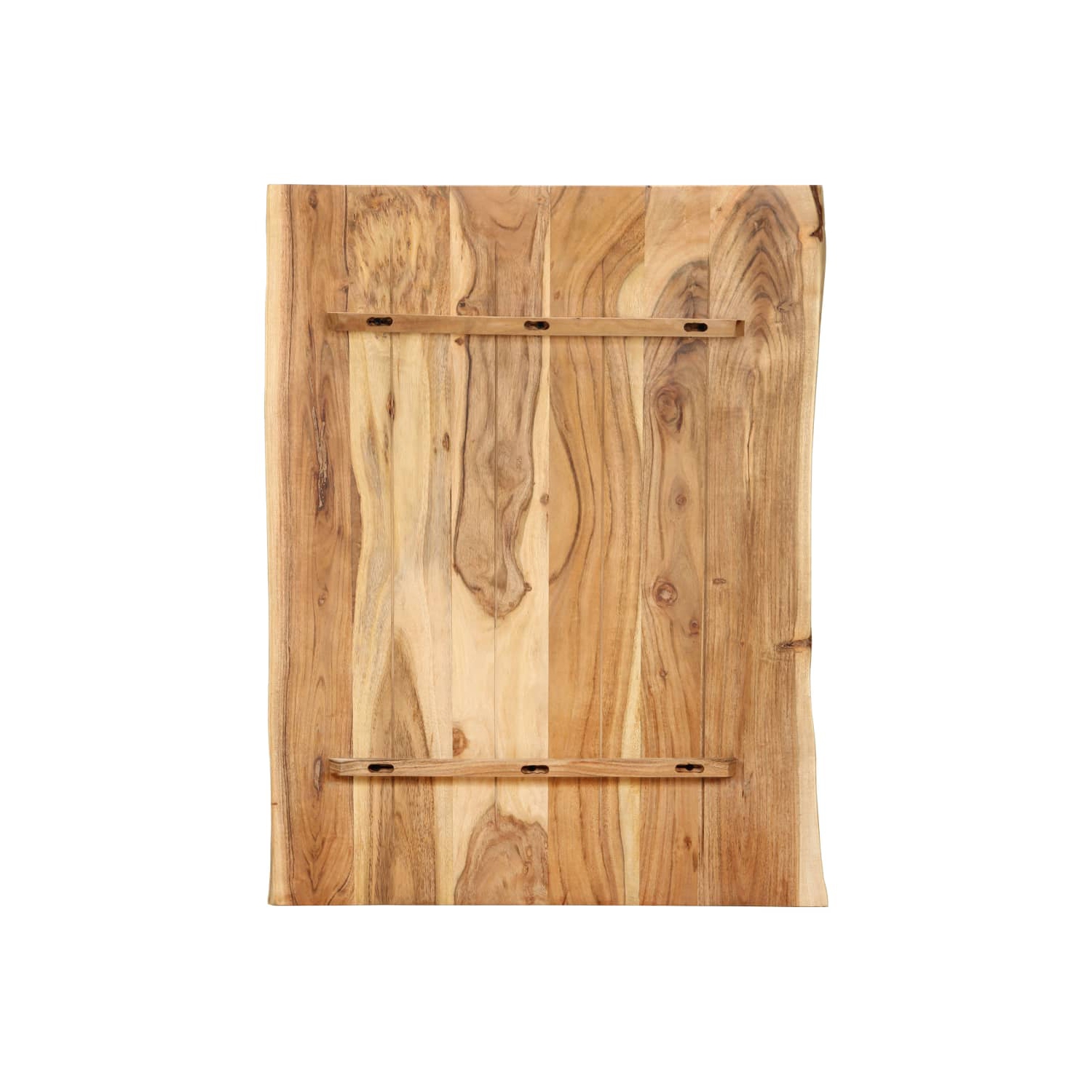 vidaXL Table Top Solid Acacia Wood 31.5"x(19.7"-23.6")x1"