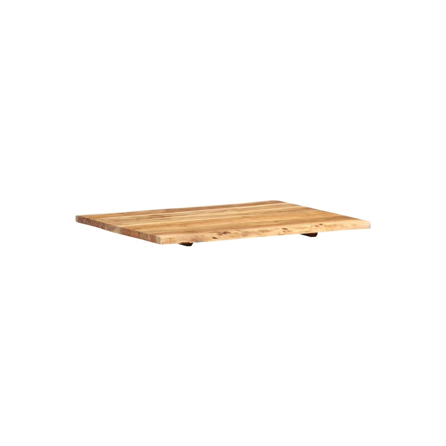 vidaXL Table Top Solid Acacia Wood 31.5"x(19.7"-23.6")x1"