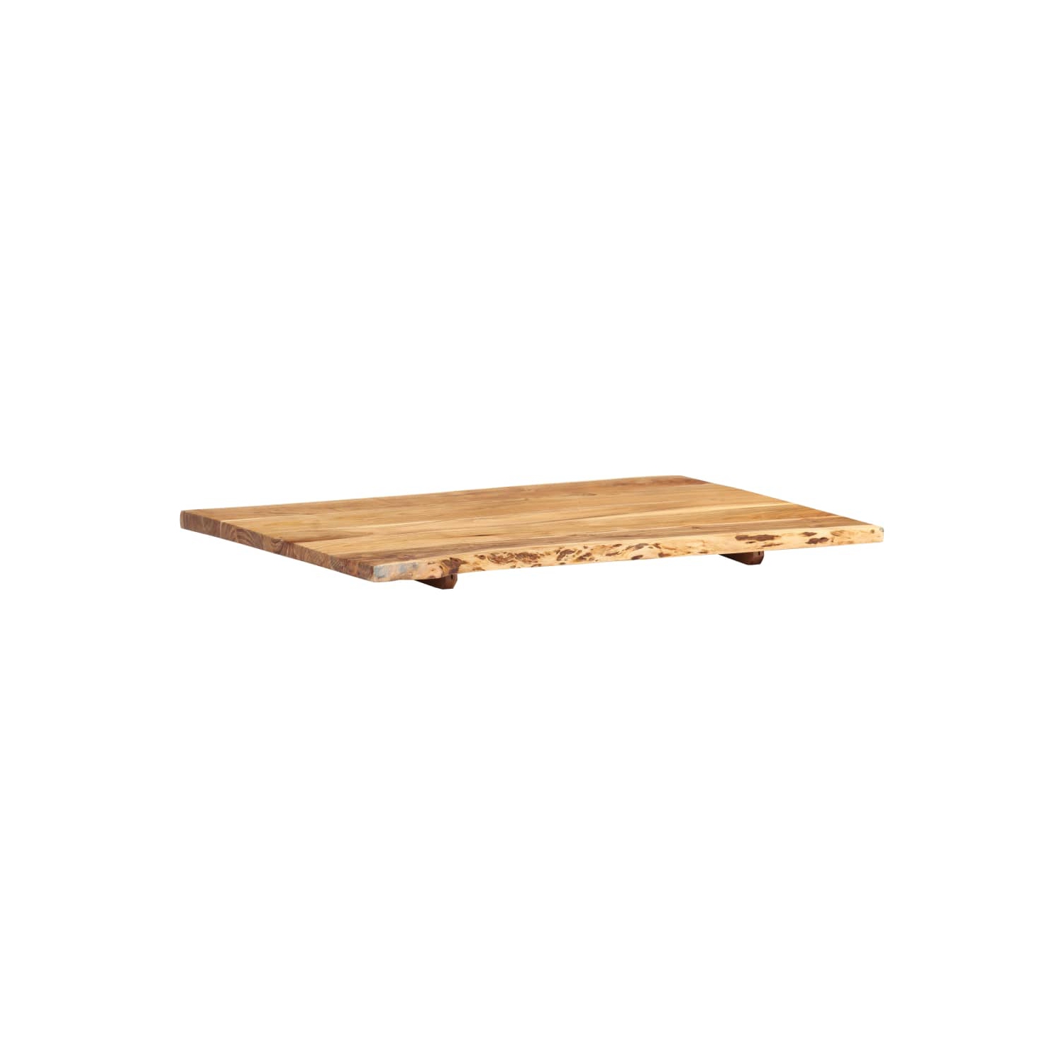 vidaXL Table Top Solid Acacia Wood 31.5"x(19.7"-23.6")x1"