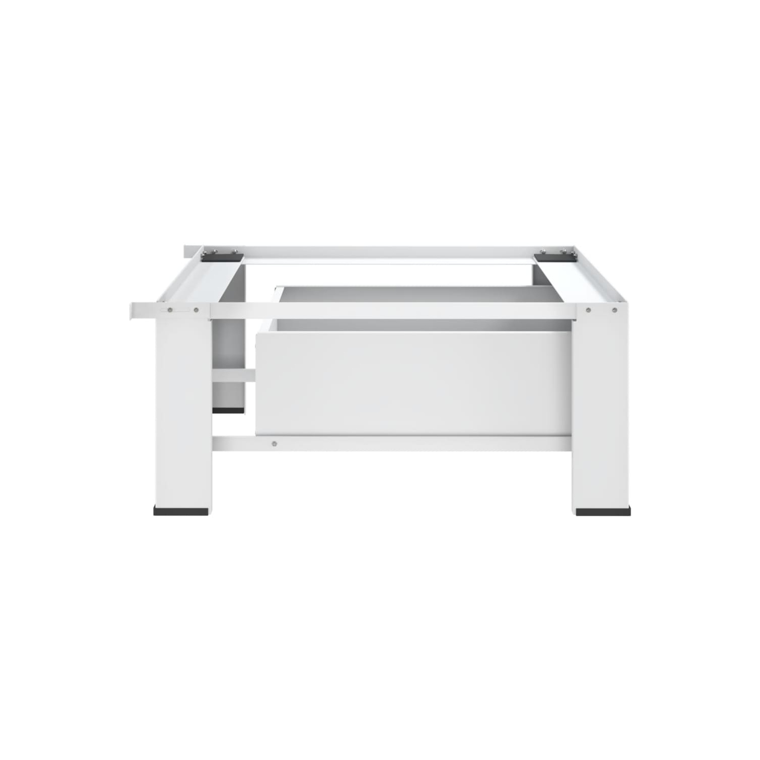Socle pour laveuse avec tiroir de vidaXL - Blanc
