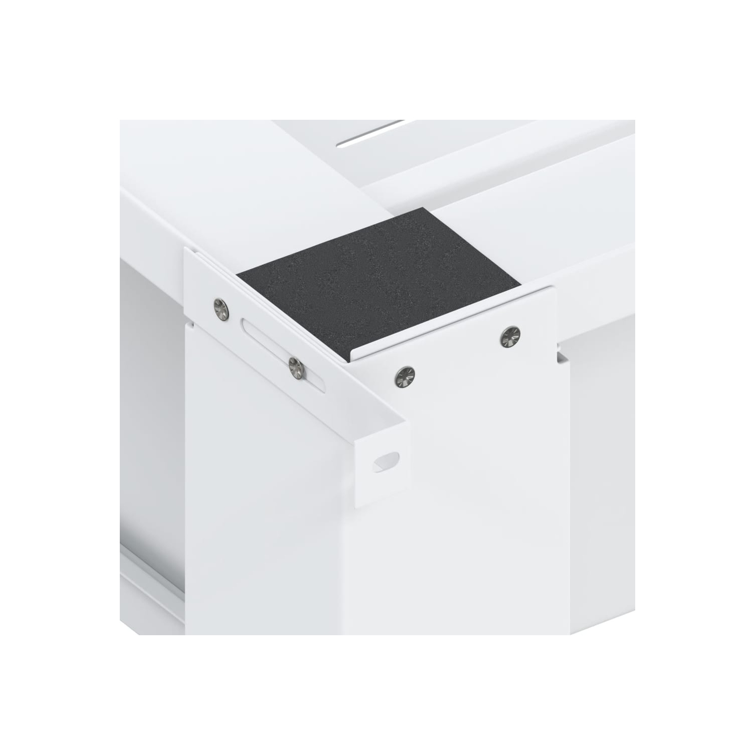 Socle pour laveuse avec tiroir de vidaXL - Blanc