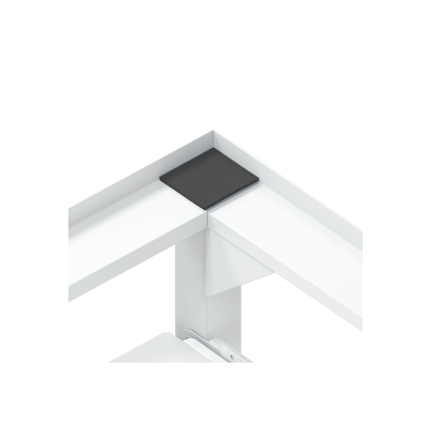 Socle pour laveuse avec tablette coulissante de vidaXL - Blanc