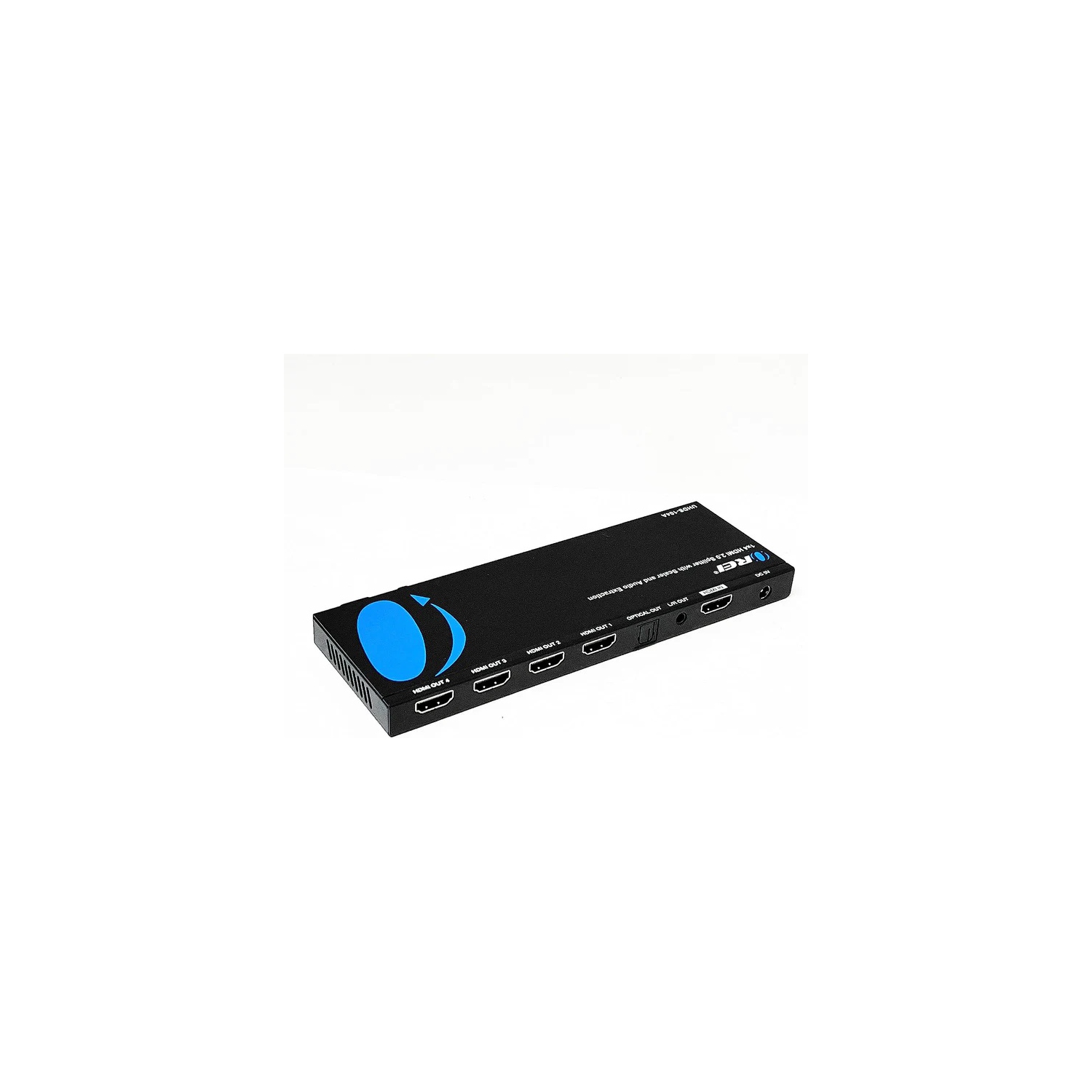 OREI 4K 1x4 HDMI 2.0 Splitter With Scaler And Audio Extraction With EDID Management