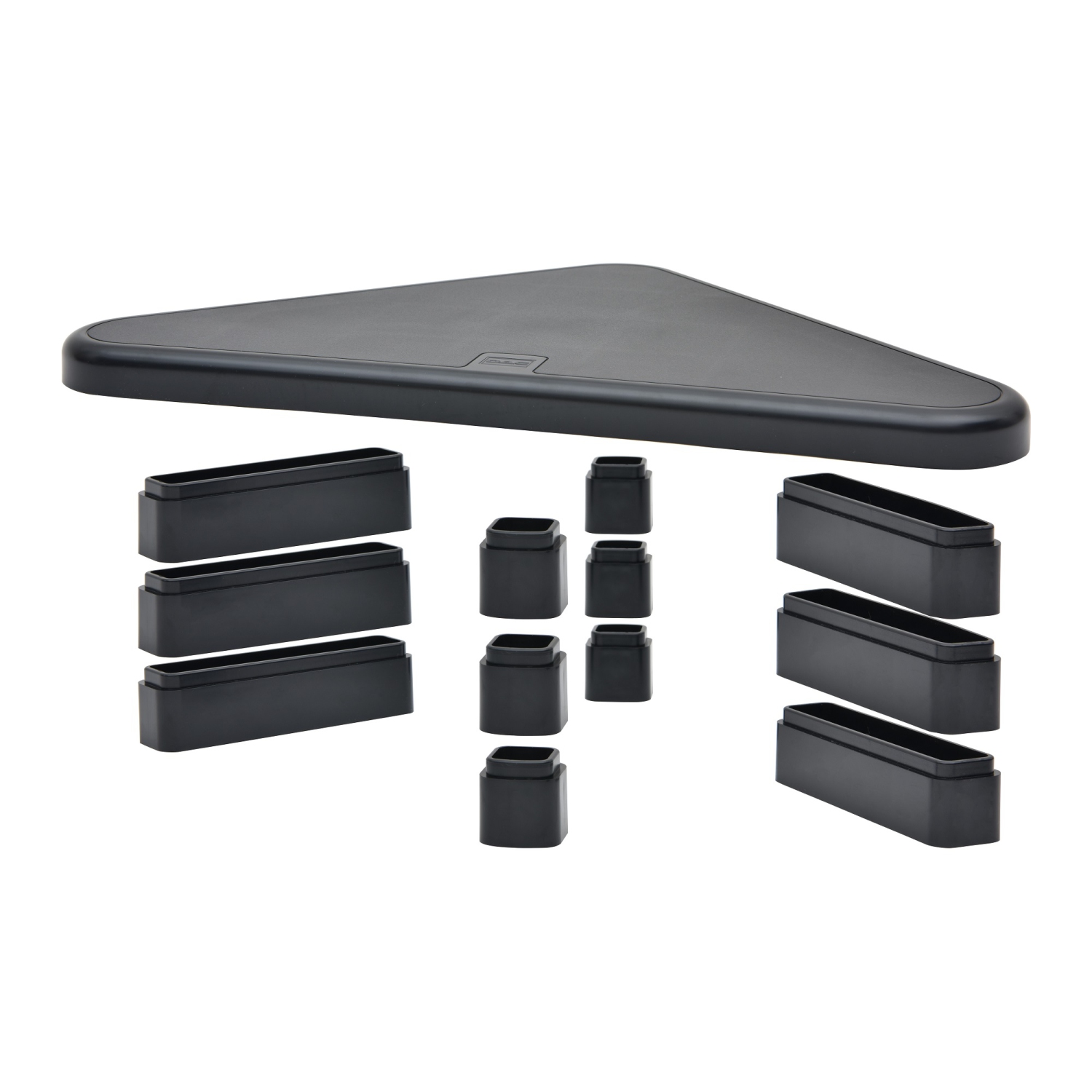 DAC Height Adjustable Corner Monitor Riser(MP-197)-Black