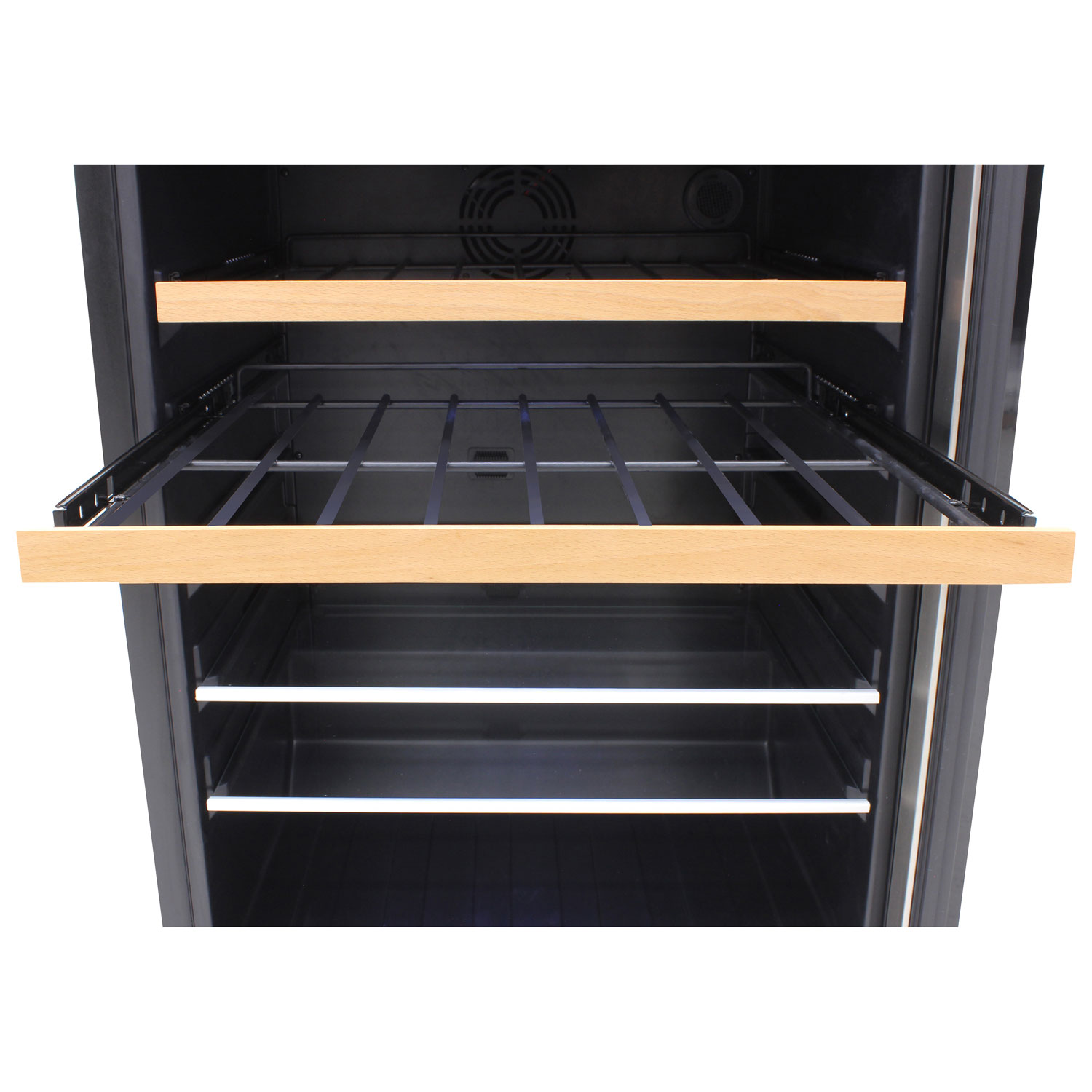 Réfrigérateur à boissons encastrable pour 16 bouteilles/106 canettes de Vinturi - Acier inoxydable