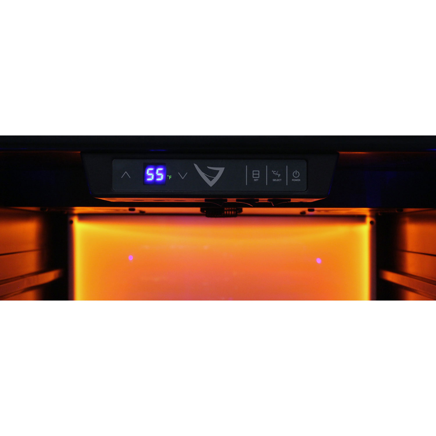 Vinturi 141-Bottle Wine Cellar - Black Stainless Steel