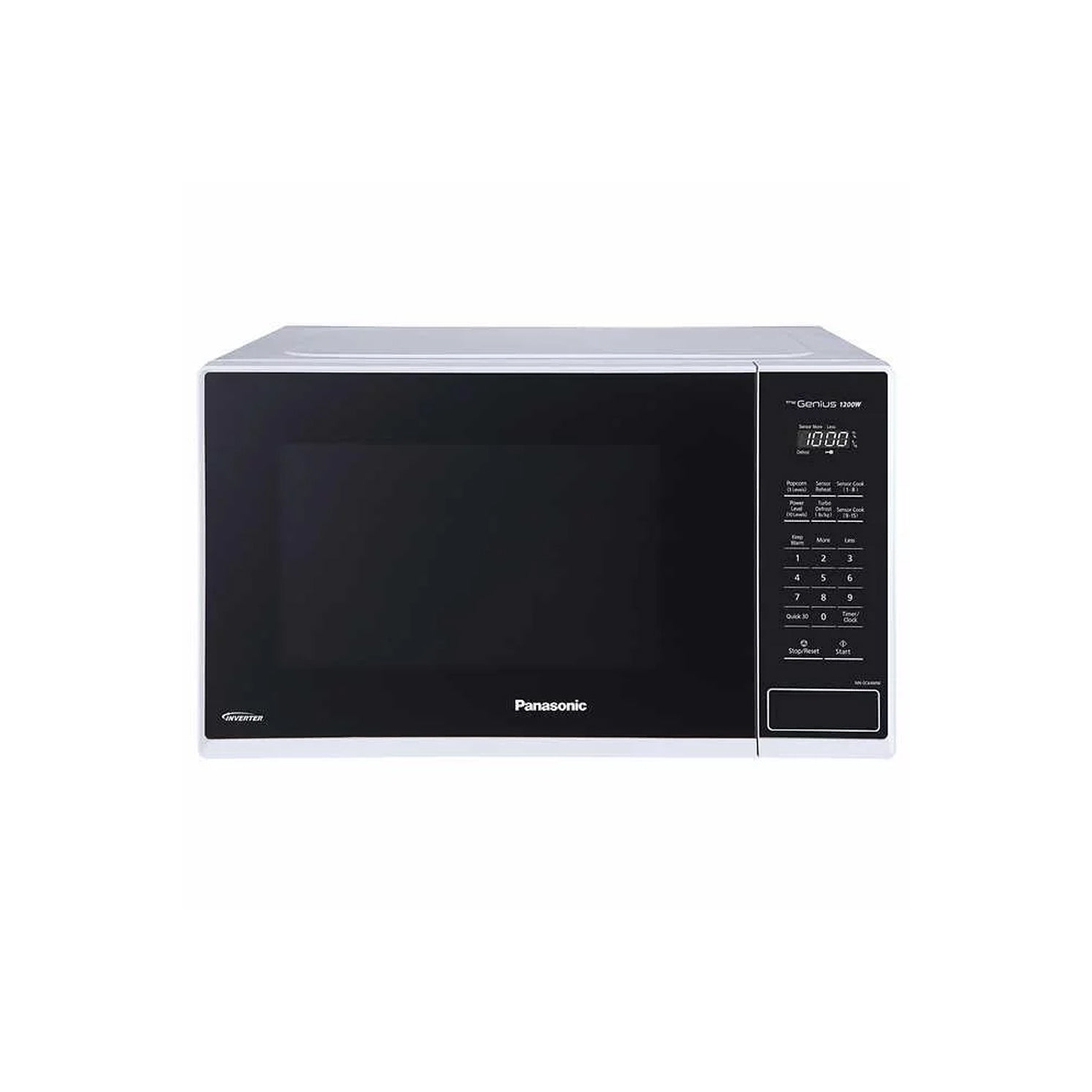 Panasonic NN-SC64MW 1.3 cuft 1200 Watt Inverter White Microwave- Open Box