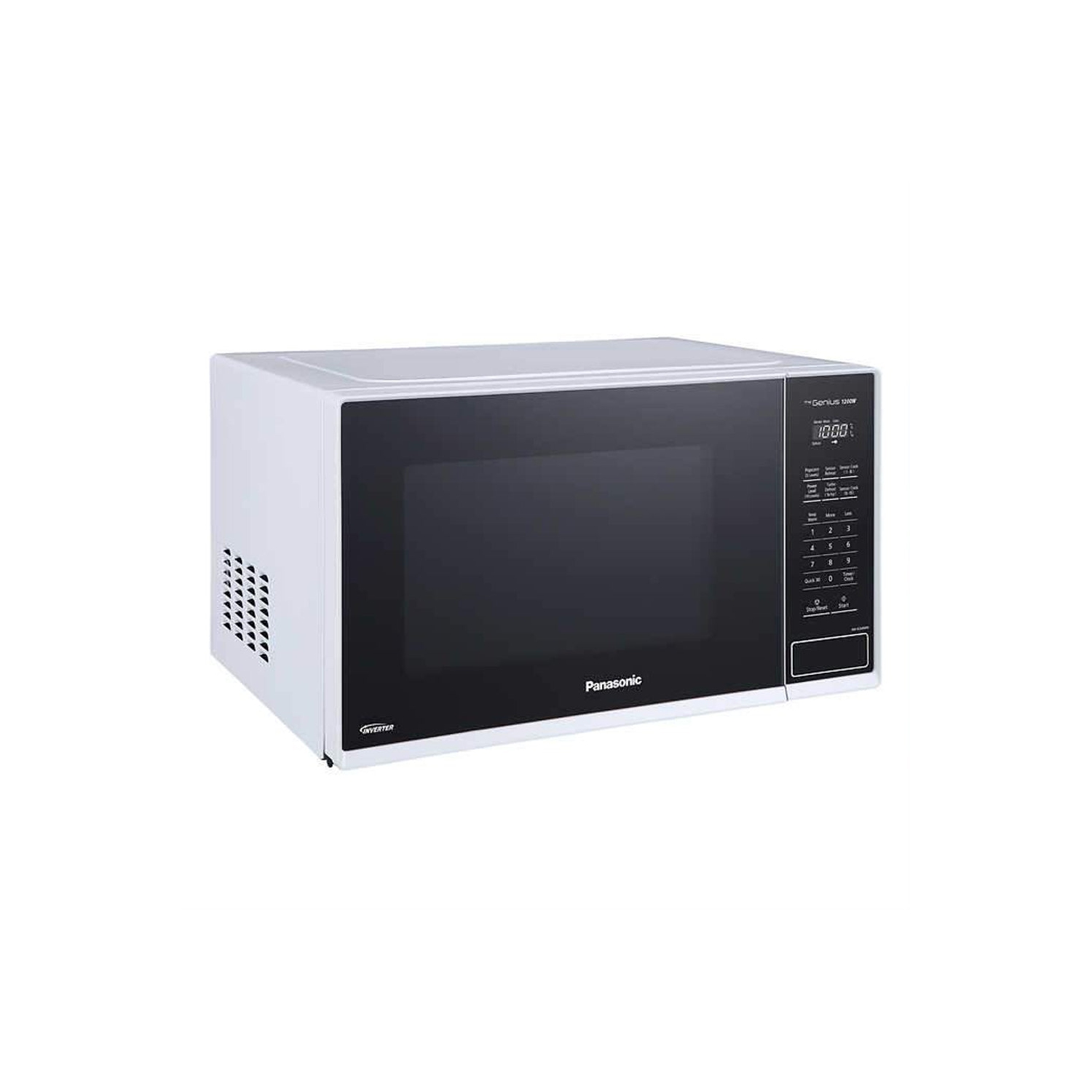 Panasonic NN-SC64MW 1.3 cuft 1200 Watt Inverter White Microwave- Open Box