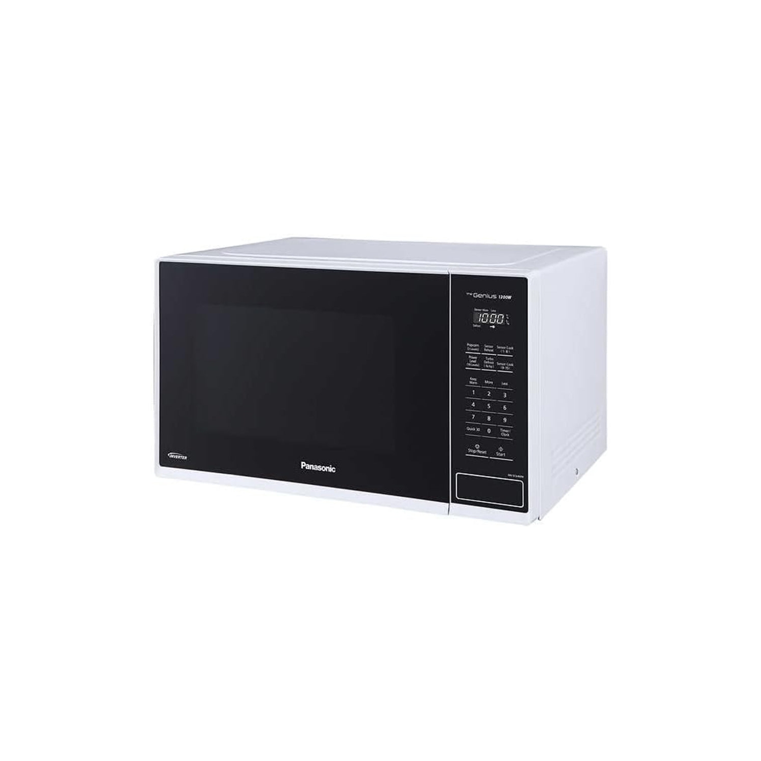 Panasonic NN-SC64MW 1.3 cuft 1200 Watt Inverter White Microwave- Open Box