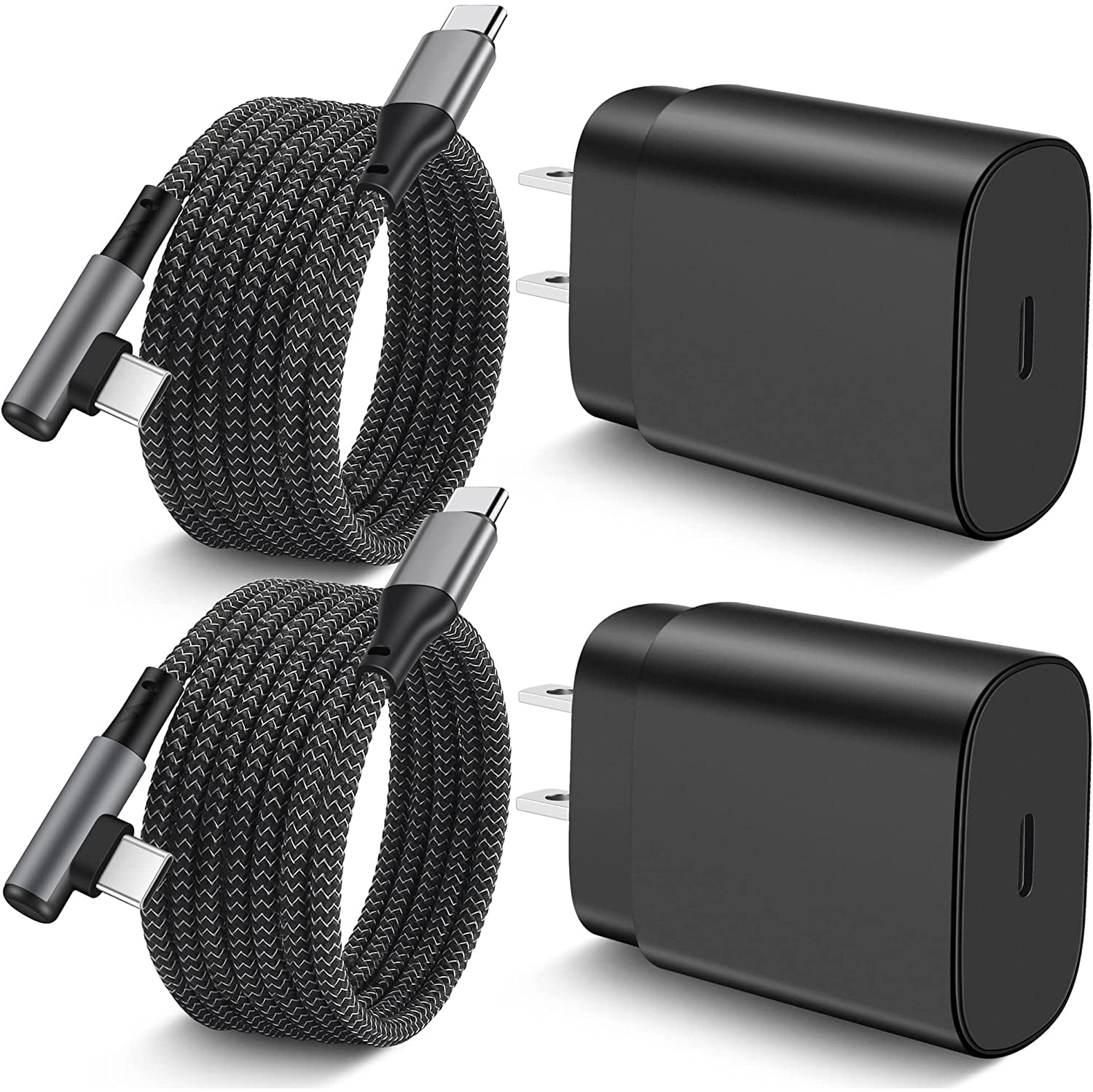 2-Pack Super Fast Charger for Samsung Galaxy S23/S23 Ultra/S23+/S22/S22 Ultra/S21/S21 Ultra/S20/Note 20/Z Fold 4/3