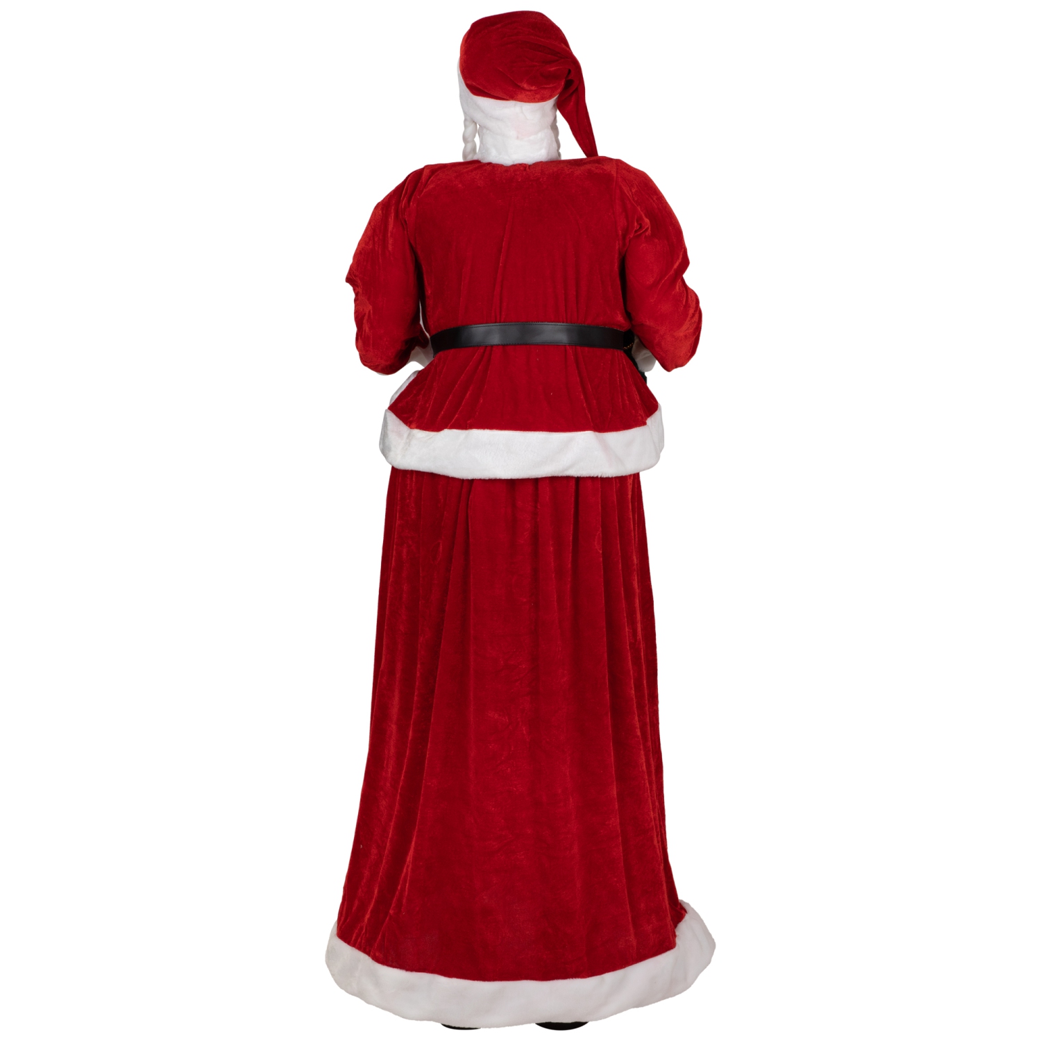 Mrs. Claus Standing Commercial Christmas Figure with Gift Bag - 6'