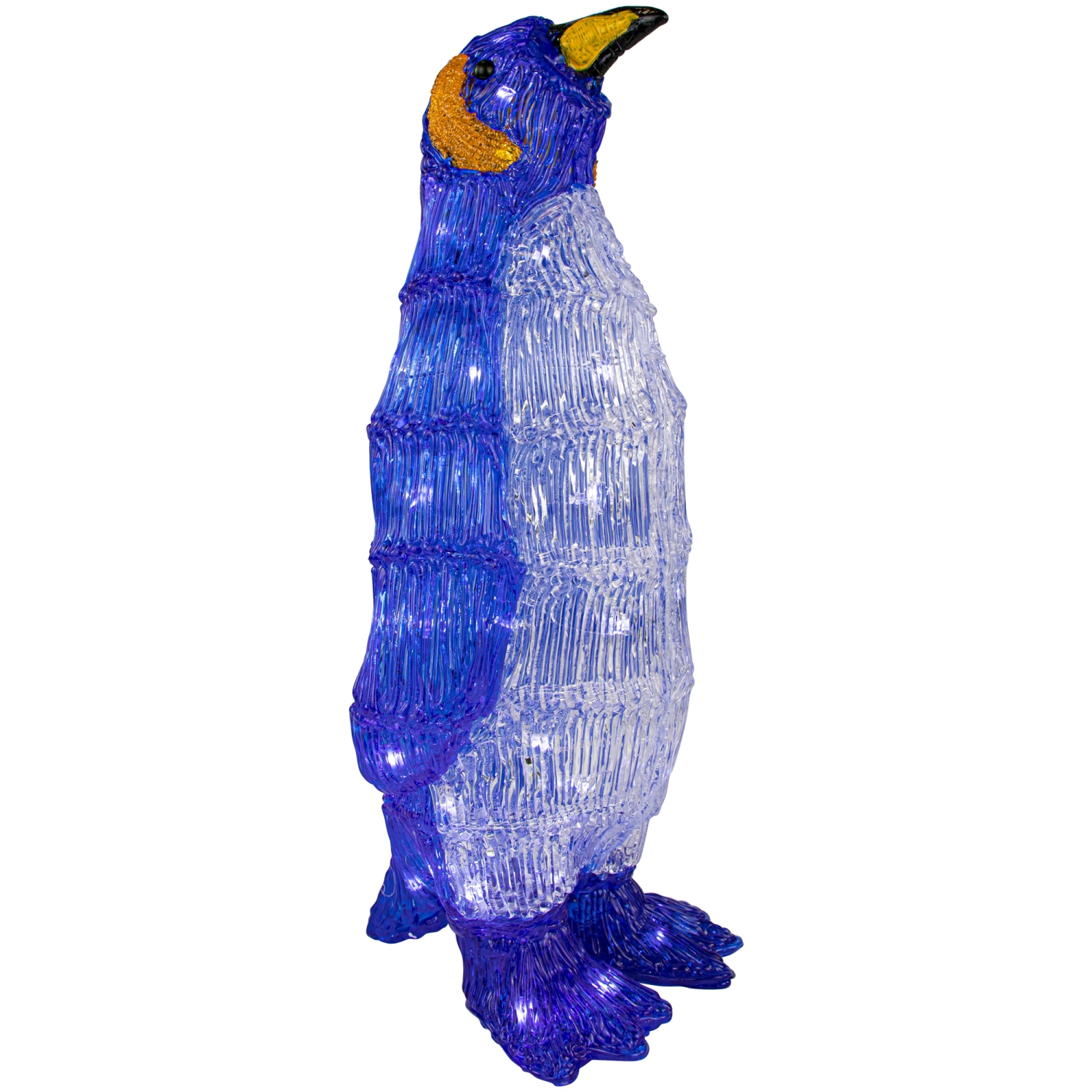 LED Lighted Commercial Grade Acrylic Penguin Outdoor Christmas Decoration - 18"