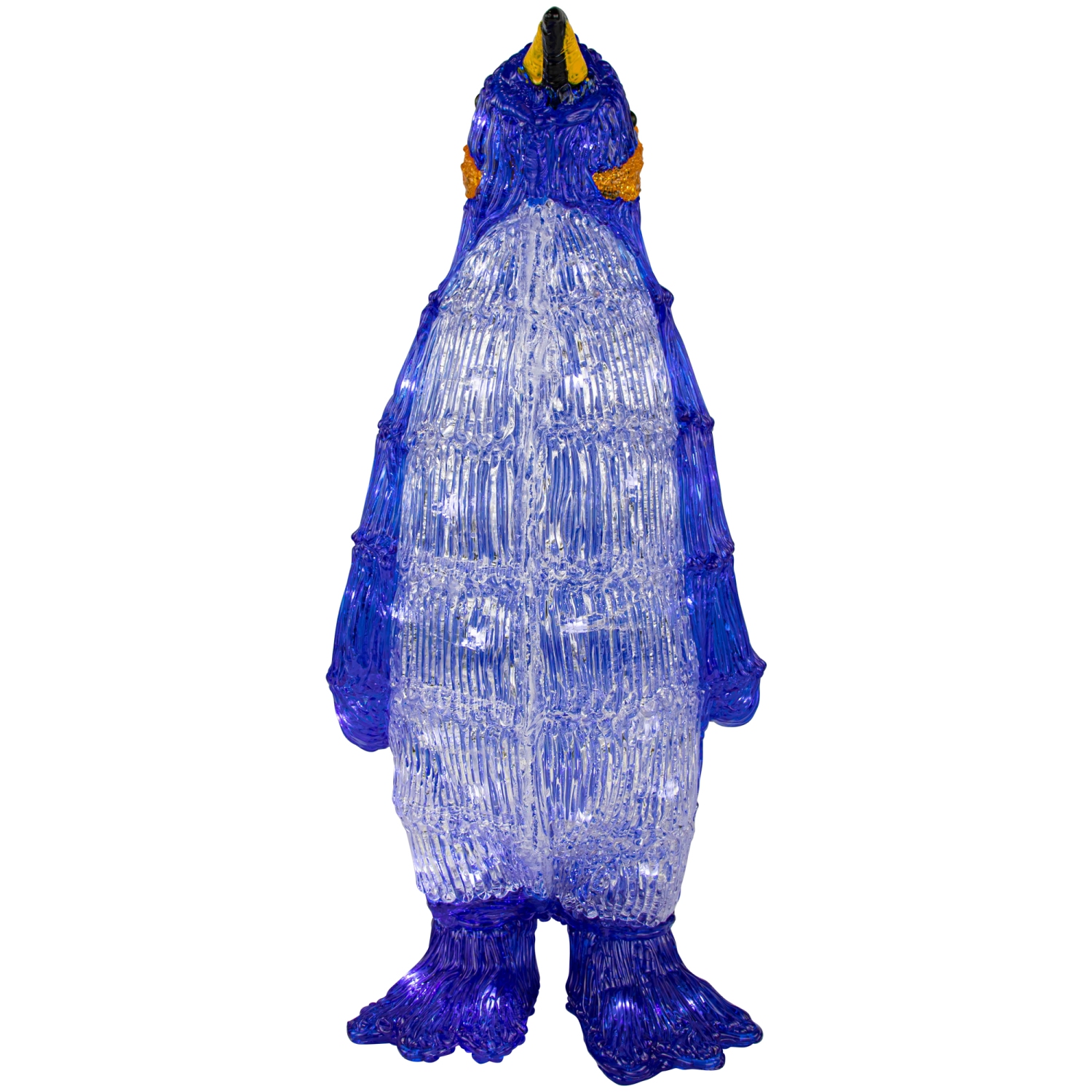 LED Lighted Commercial Grade Acrylic Penguin Outdoor Christmas Decoration - 18"