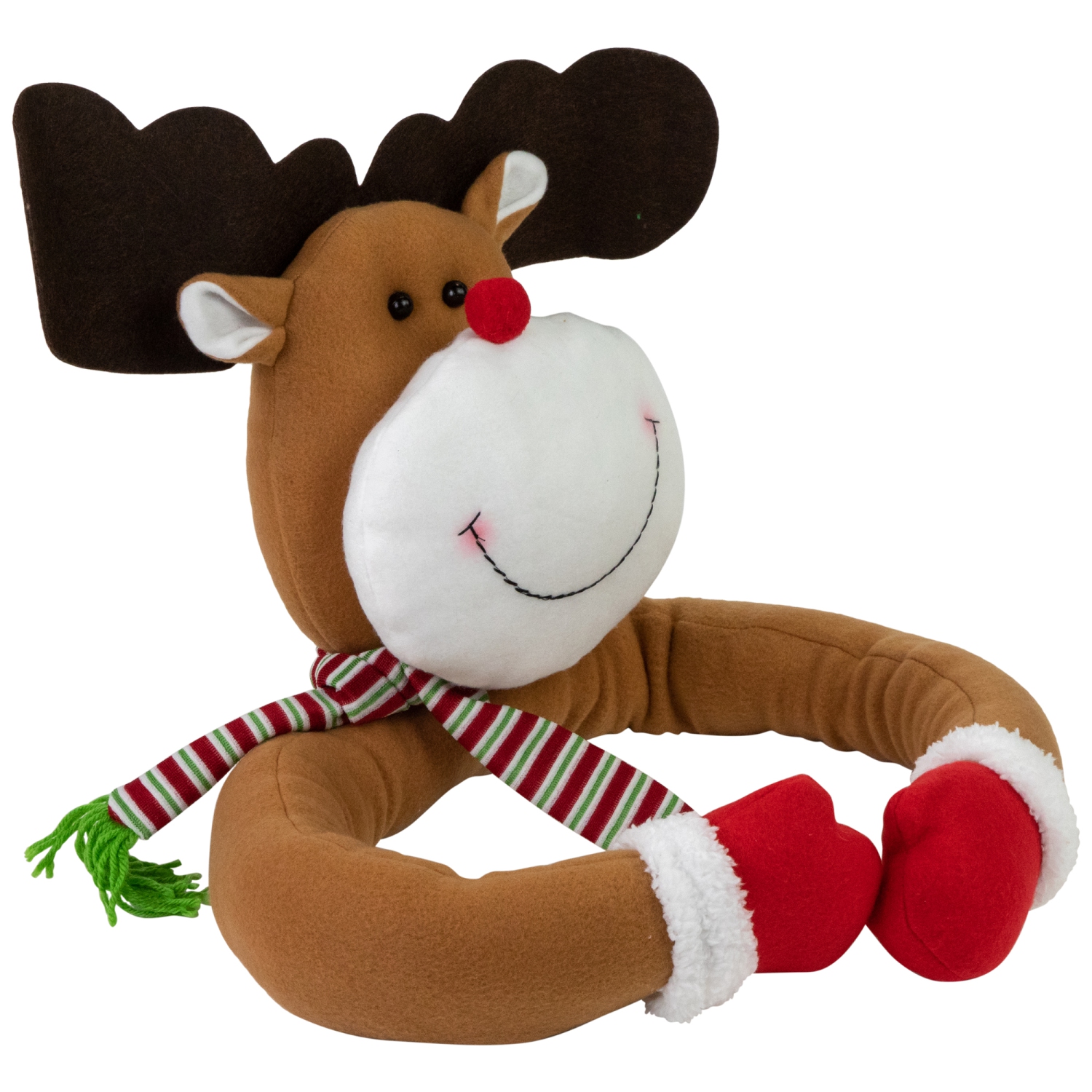 Plush Reindeer Christmas Tree Topper -26" - Unlit